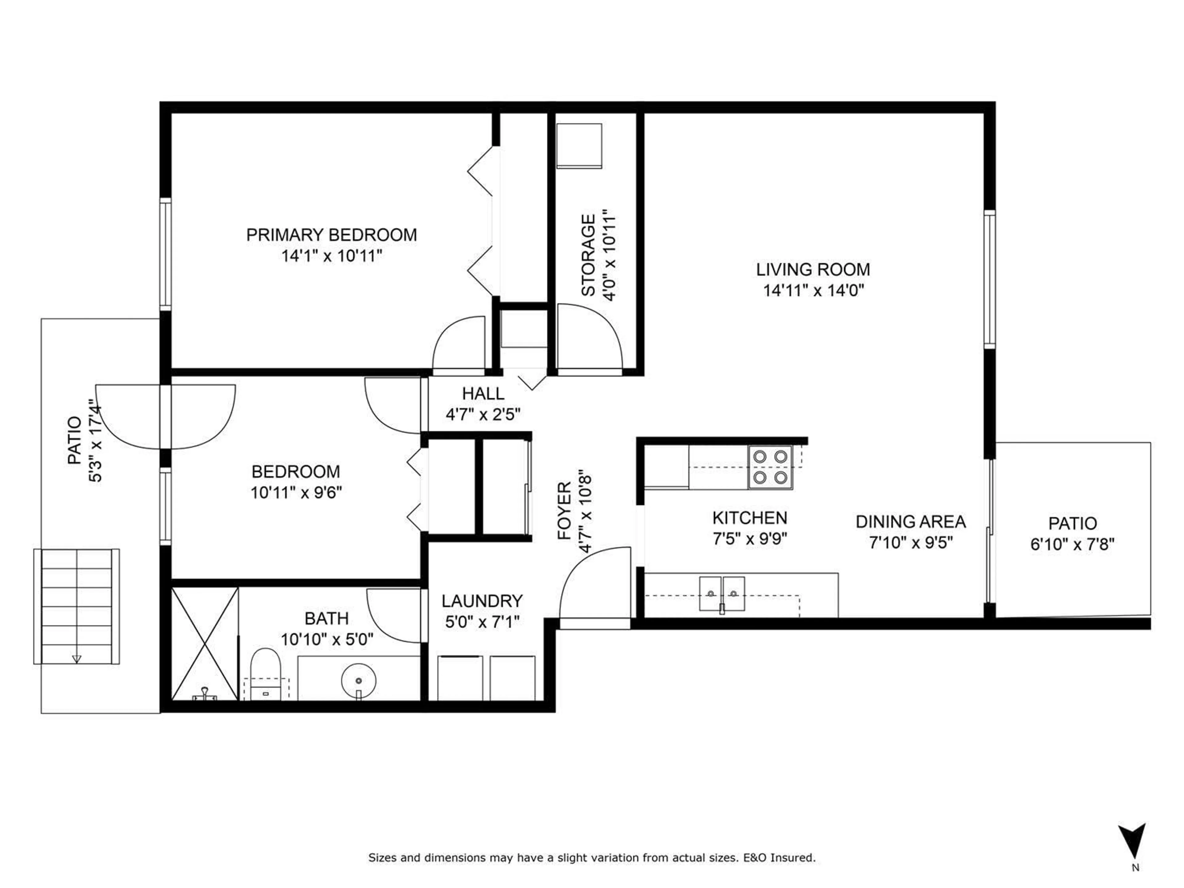 Floor plan for 47 - 7455 HURON STREET, Chilliwack British Columbia V2R3T9