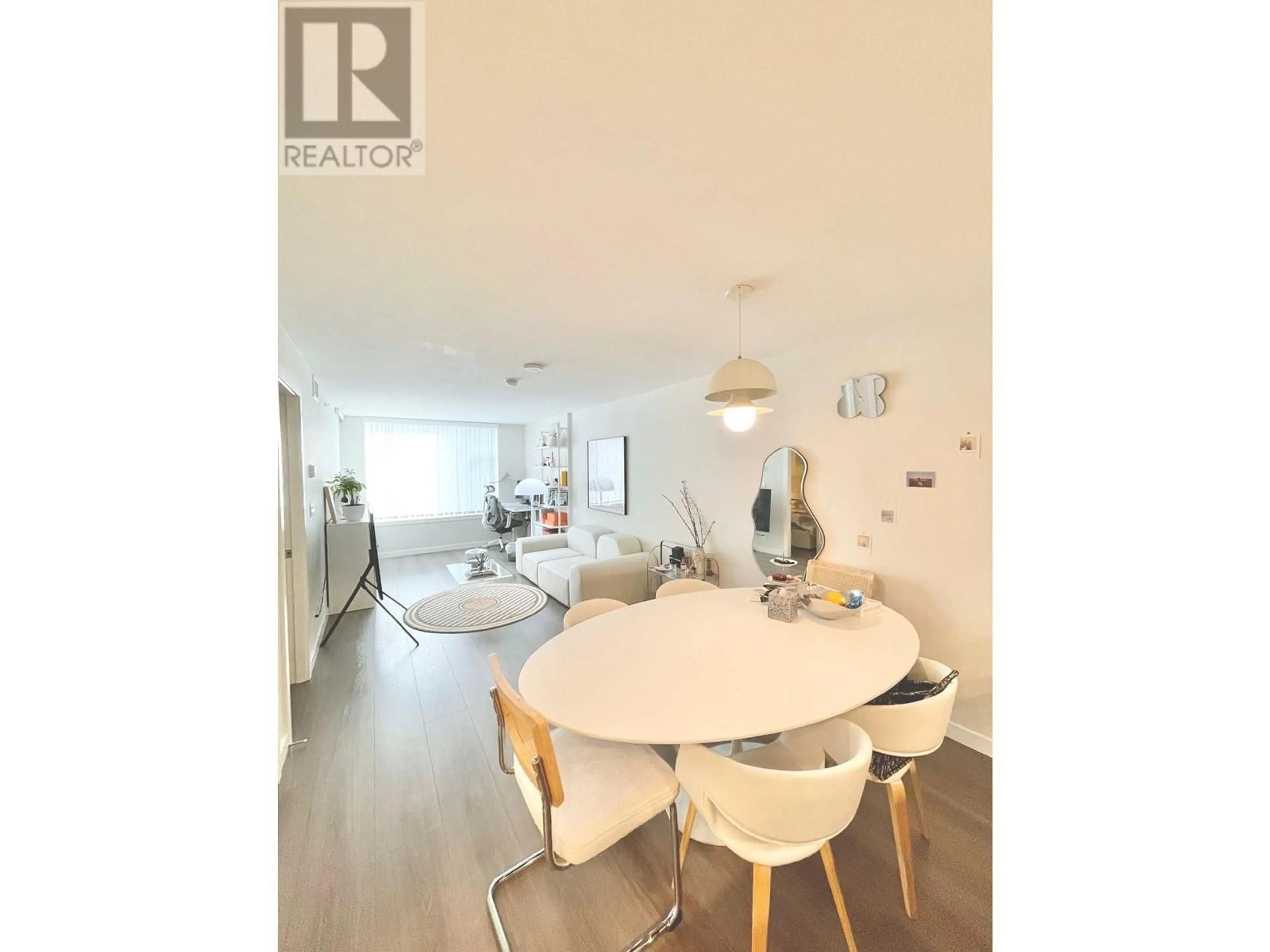 Dining room, wood/laminate floor for 705 - 8699 HAZELBRIDGE WAY, Richmond British Columbia V6X0T4