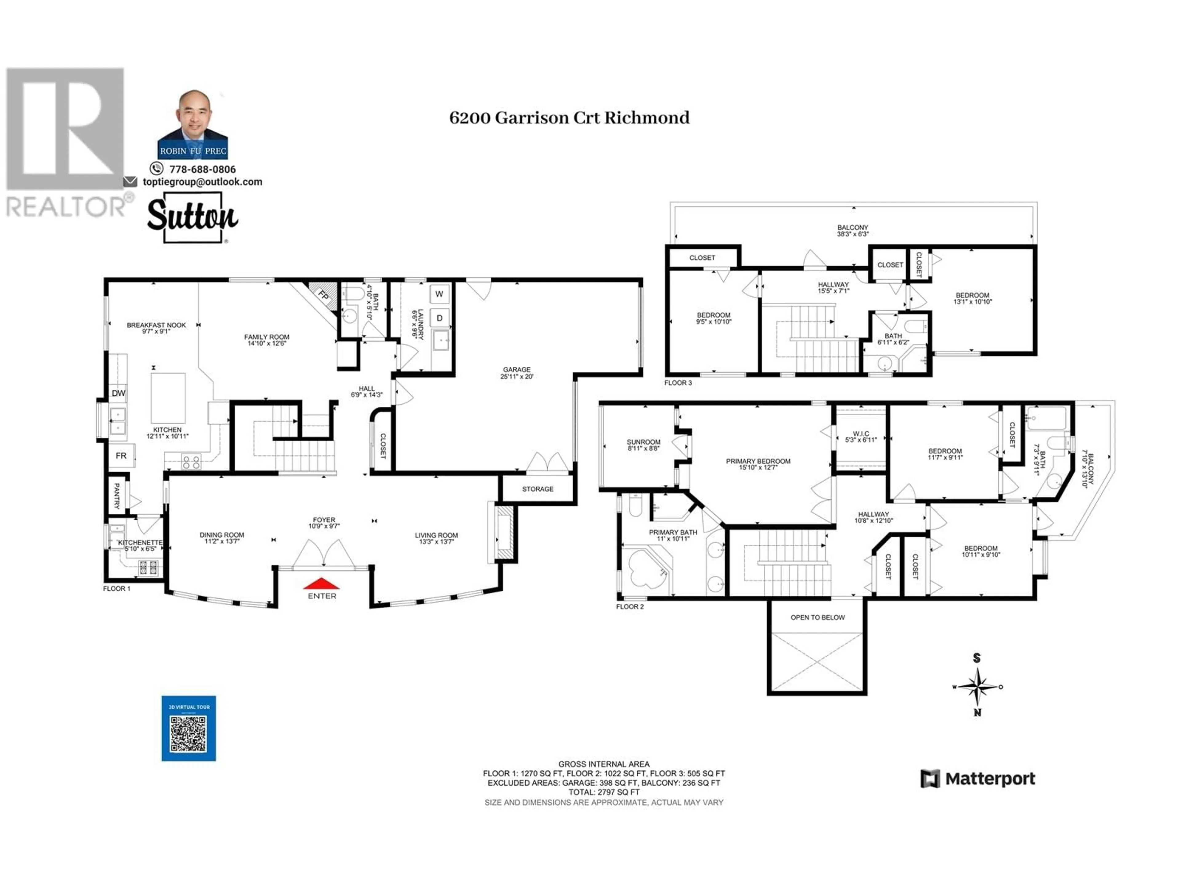 Floor plan for 6200 GARRISON COURT, Richmond British Columbia V7C5S2