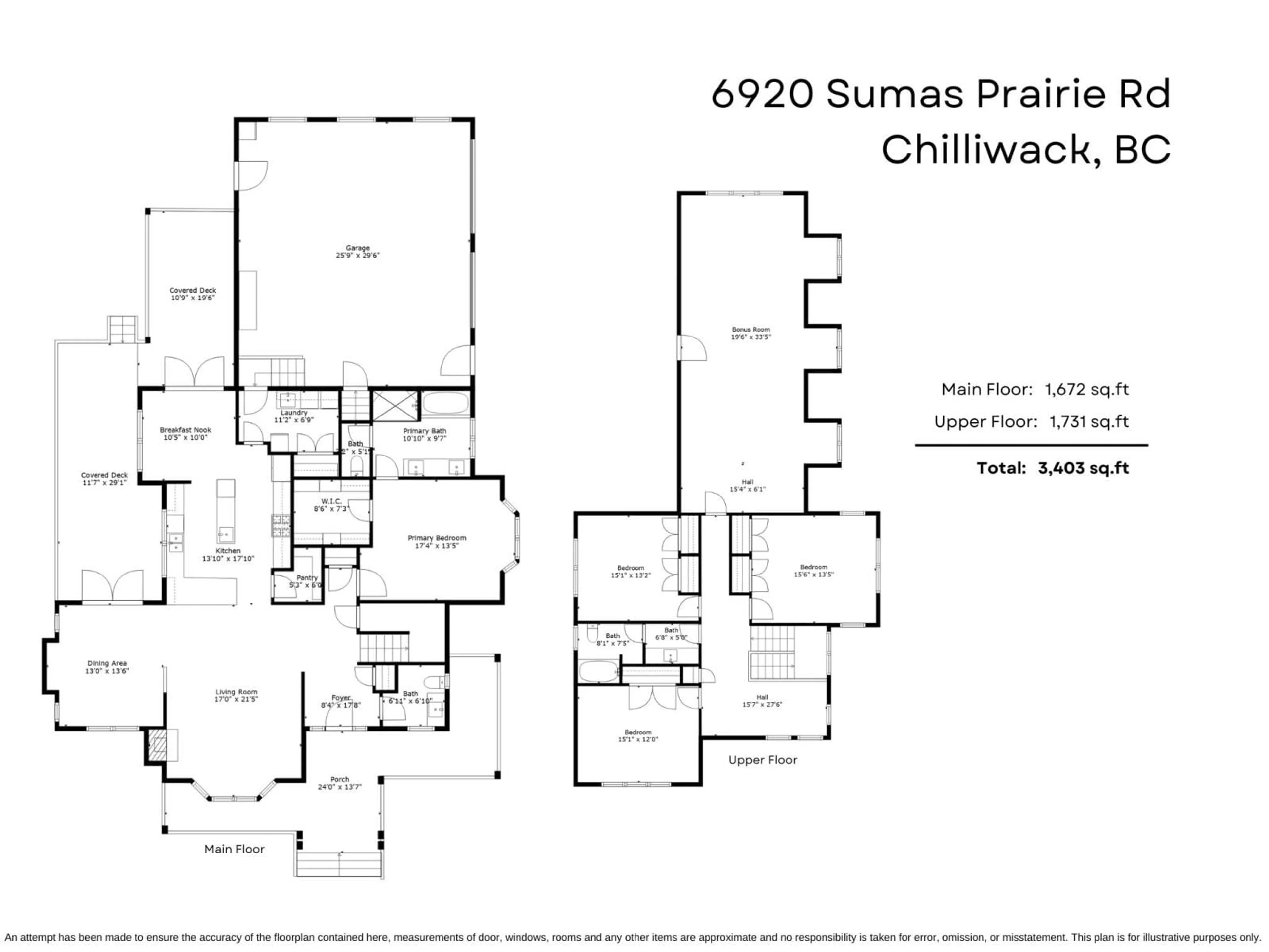 Floor plan for 6920 SUMAS PRAIRIE ROAD, Chilliwack British Columbia V2R4K1