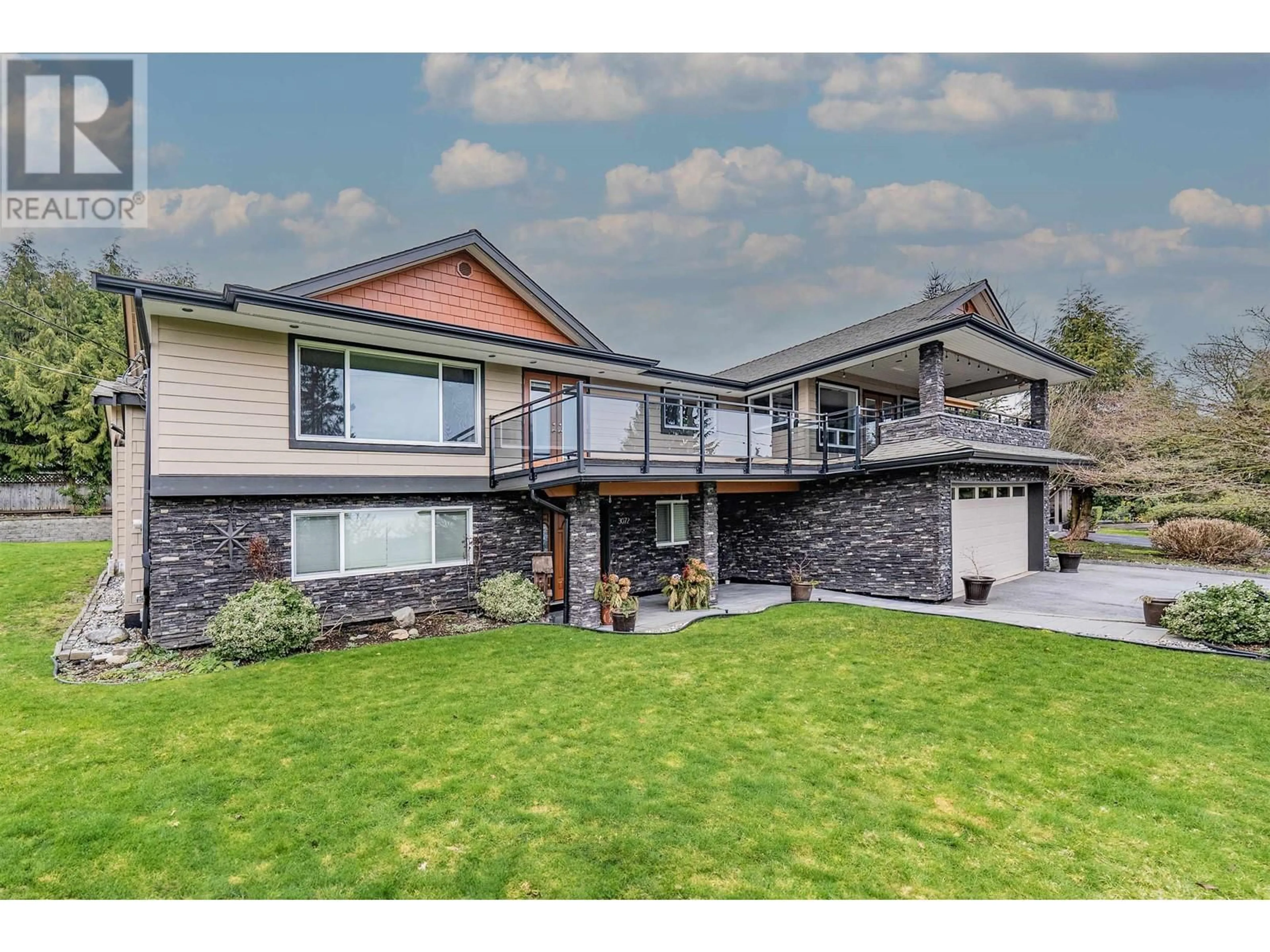 Home with vinyl exterior material, mountain view for 3072 LAZY A STREET, Coquitlam British Columbia V3C3N9