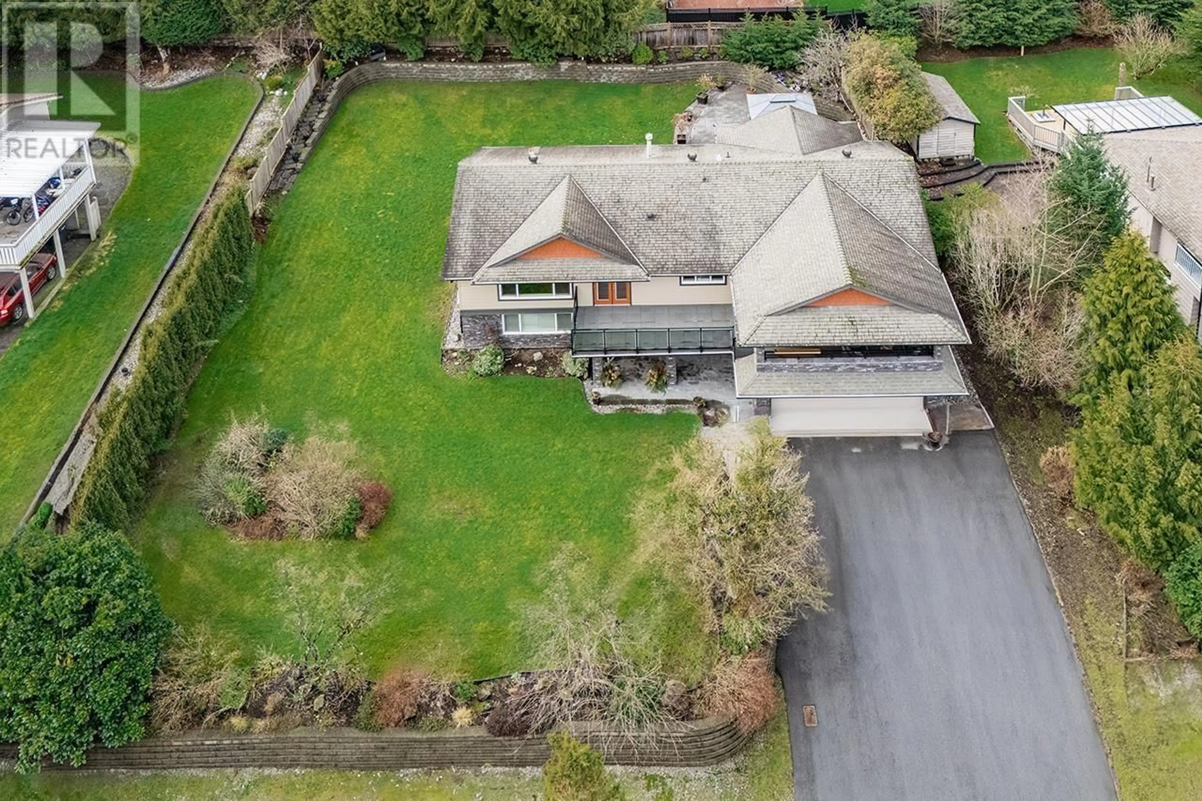 A pic from outside/outdoor area/front of a property/back of a property/a pic from drone, unknown for 3072 LAZY A STREET, Coquitlam British Columbia V3C3N9