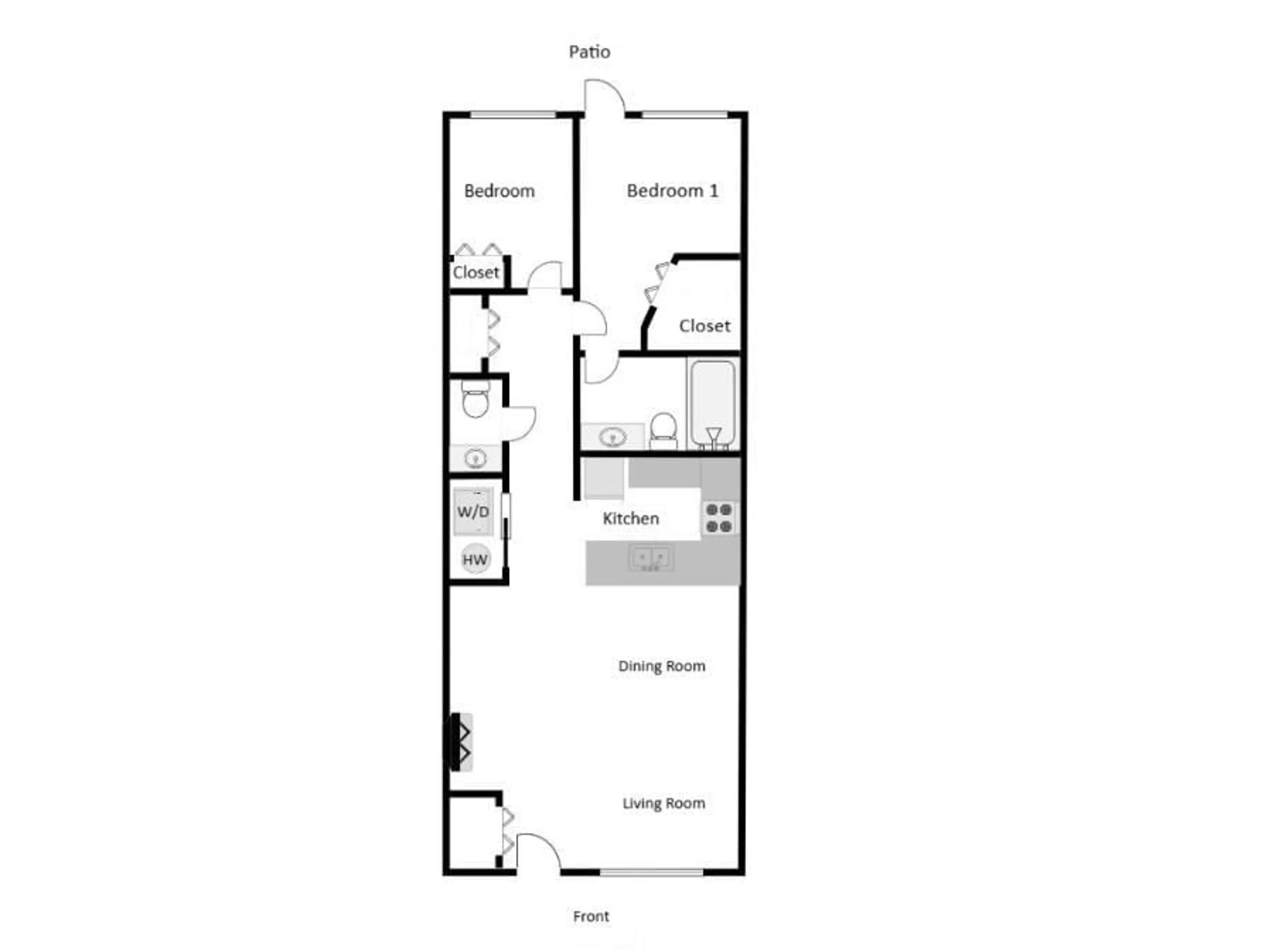 Floor plan for 122 13958 108 AVENUE, Surrey British Columbia V3T0B4