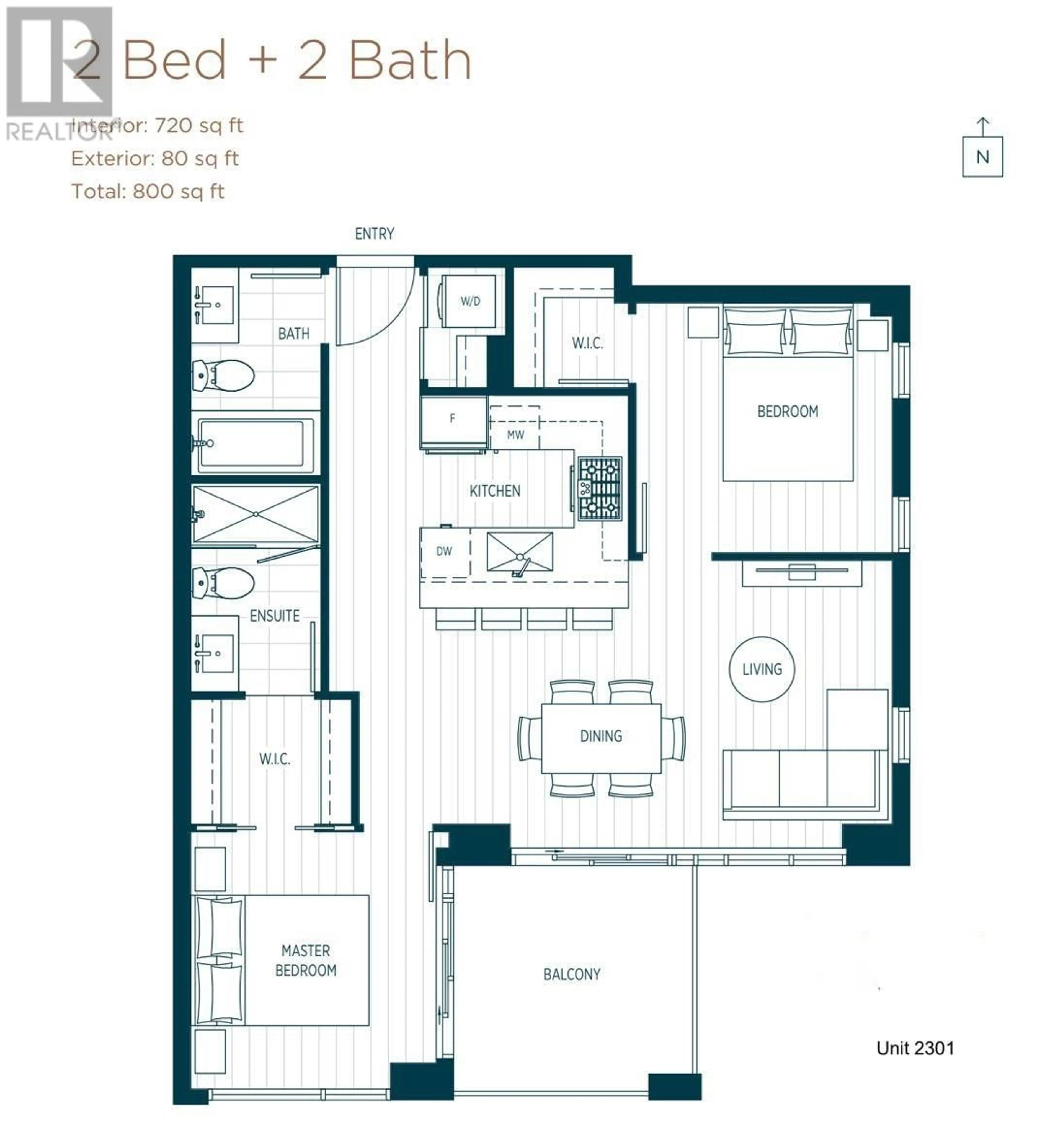 Floor plan for 2301 901 LOUGHEED HIGHWAY, Coquitlam British Columbia V3K0J3