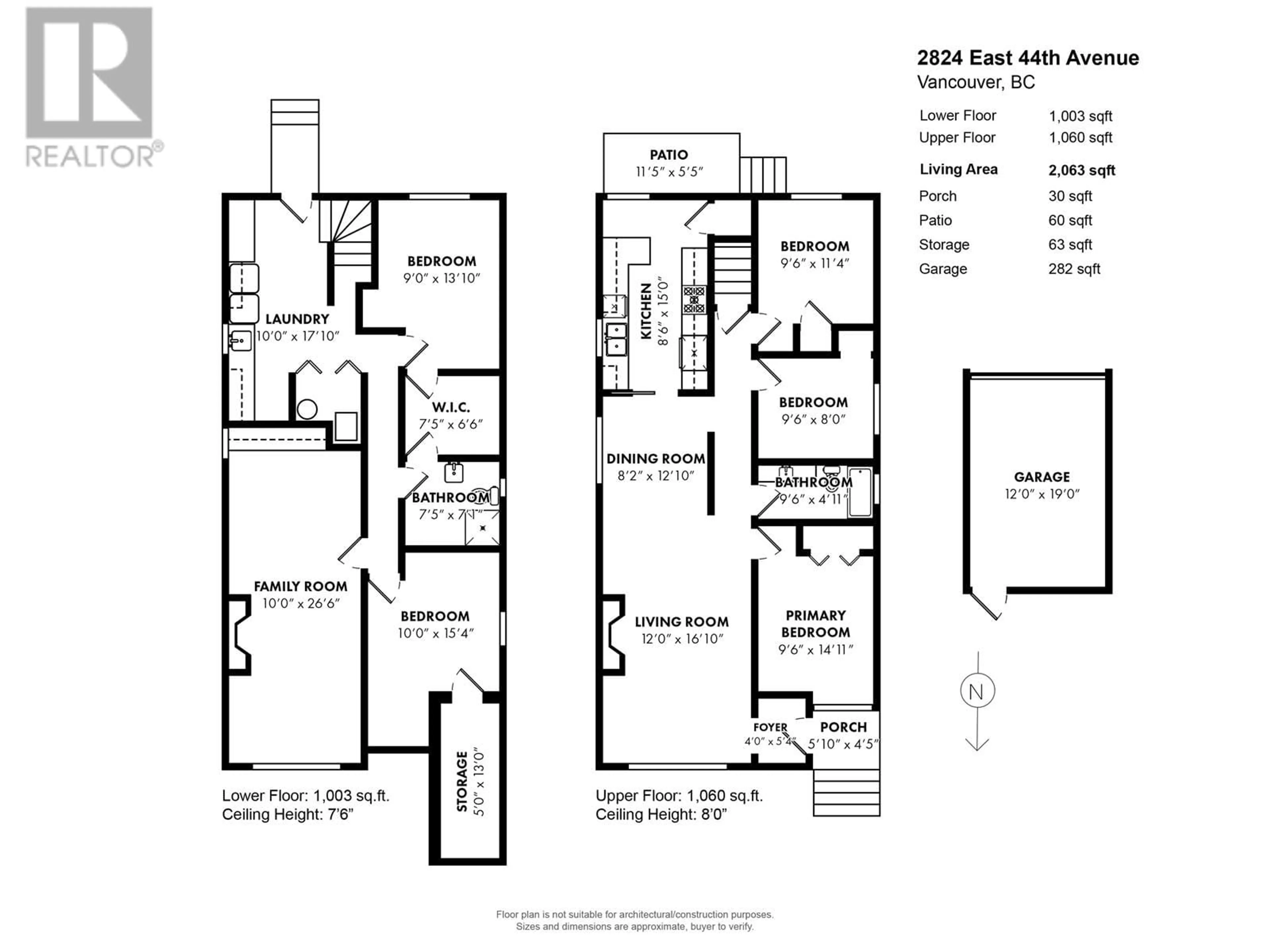 Floor plan for 2824 E 44TH AVENUE, Vancouver British Columbia V5R3A6