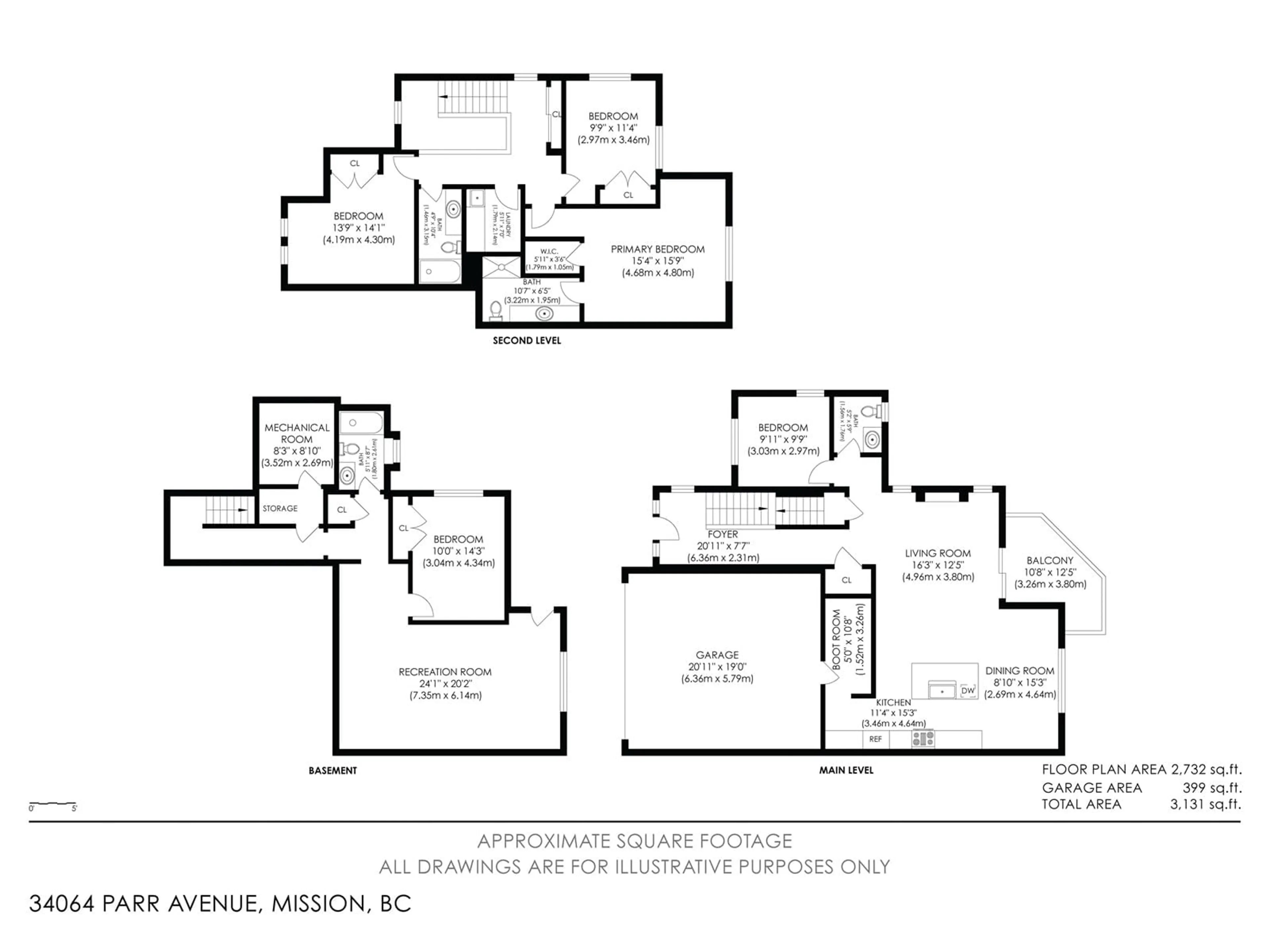 Floor plan for 34064 PARR AVENUE, Mission British Columbia V2V0J5