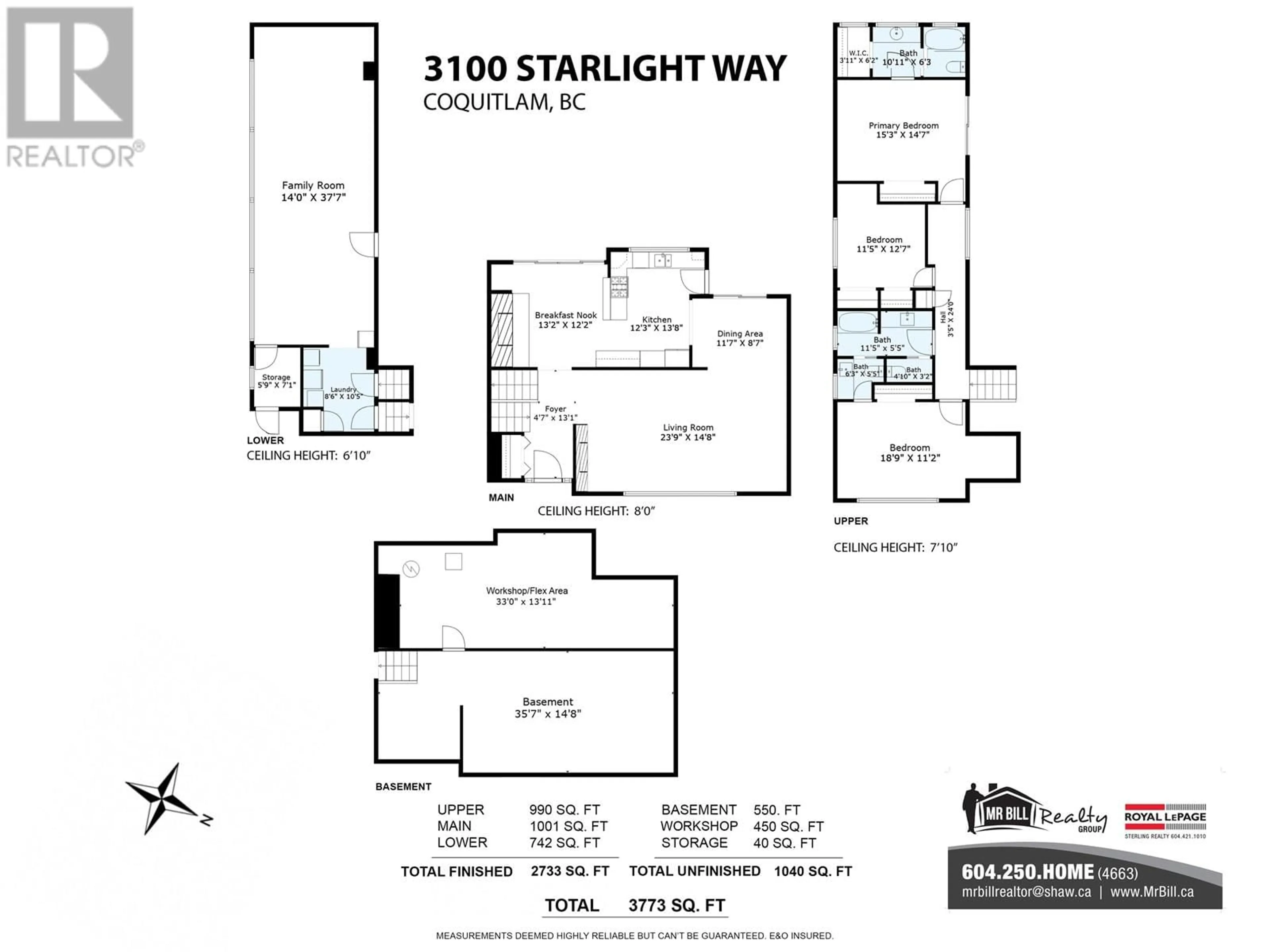 Floor plan for 3100 STARLIGHT WAY, Coquitlam British Columbia V3C3R1