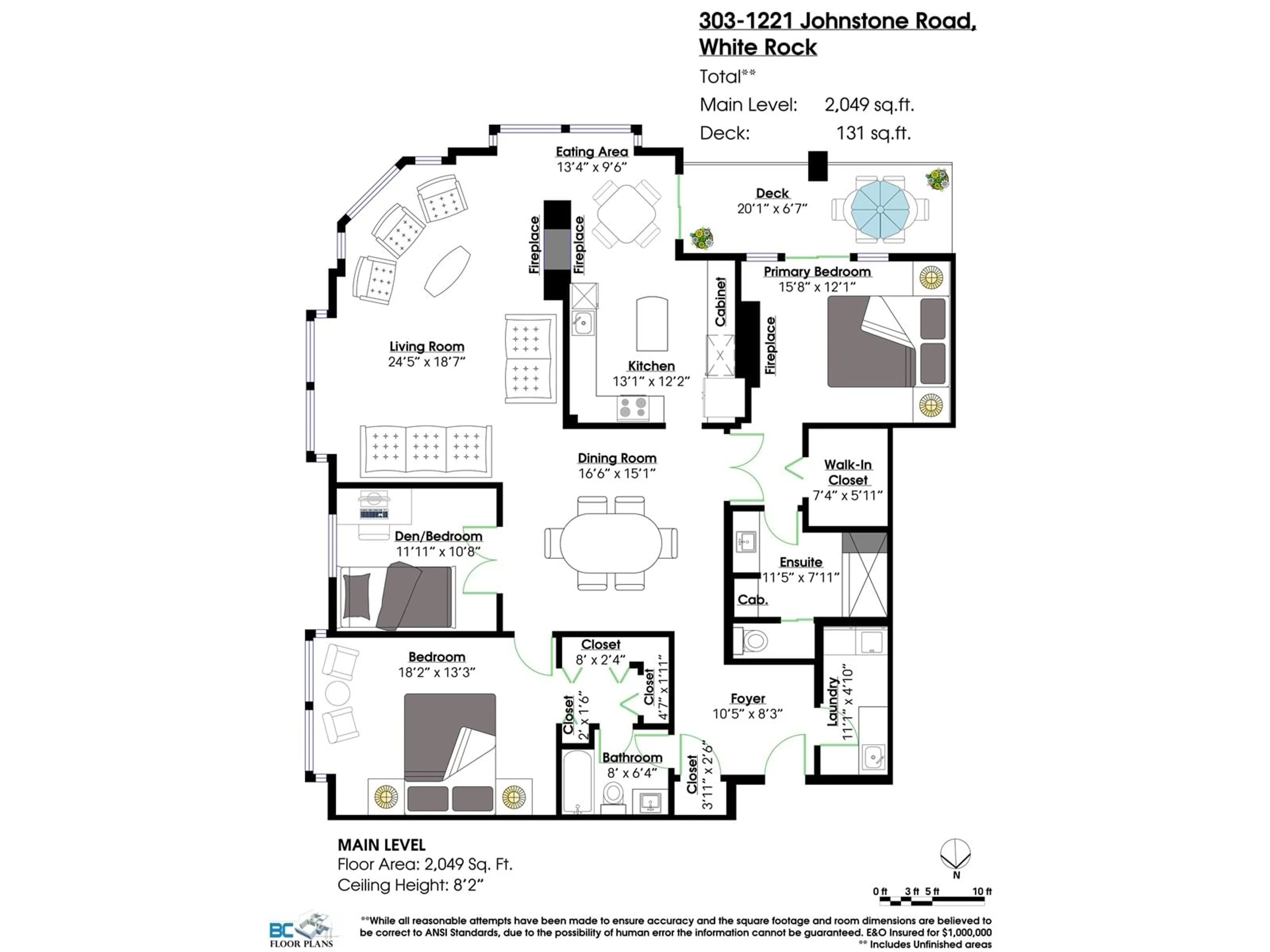 Floor plan for 303 1221 JOHNSTON ROAD, White Rock British Columbia V4B3Y8