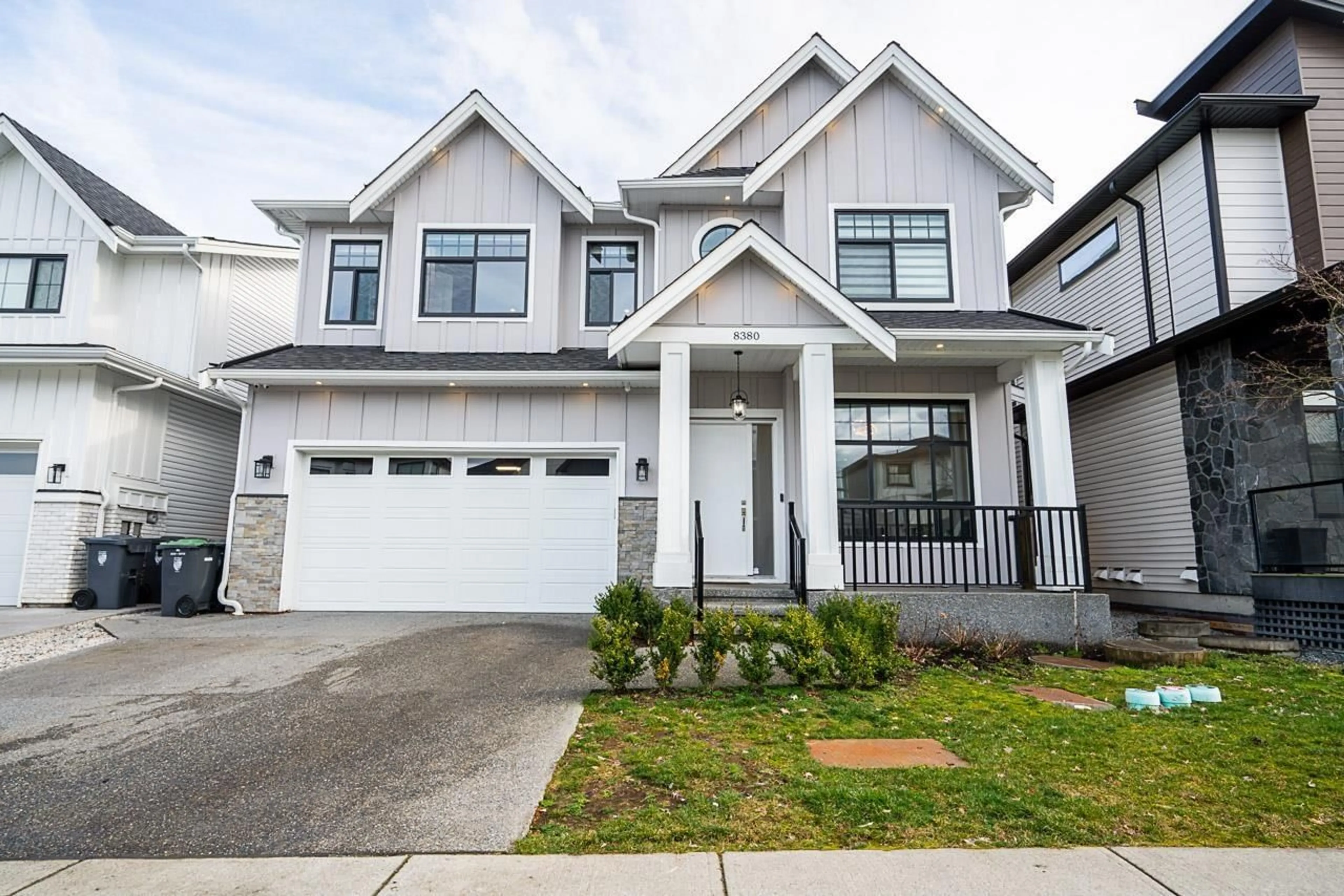 Home with vinyl exterior material, street for 8380 209B STREET, Langley British Columbia V2Y2C4