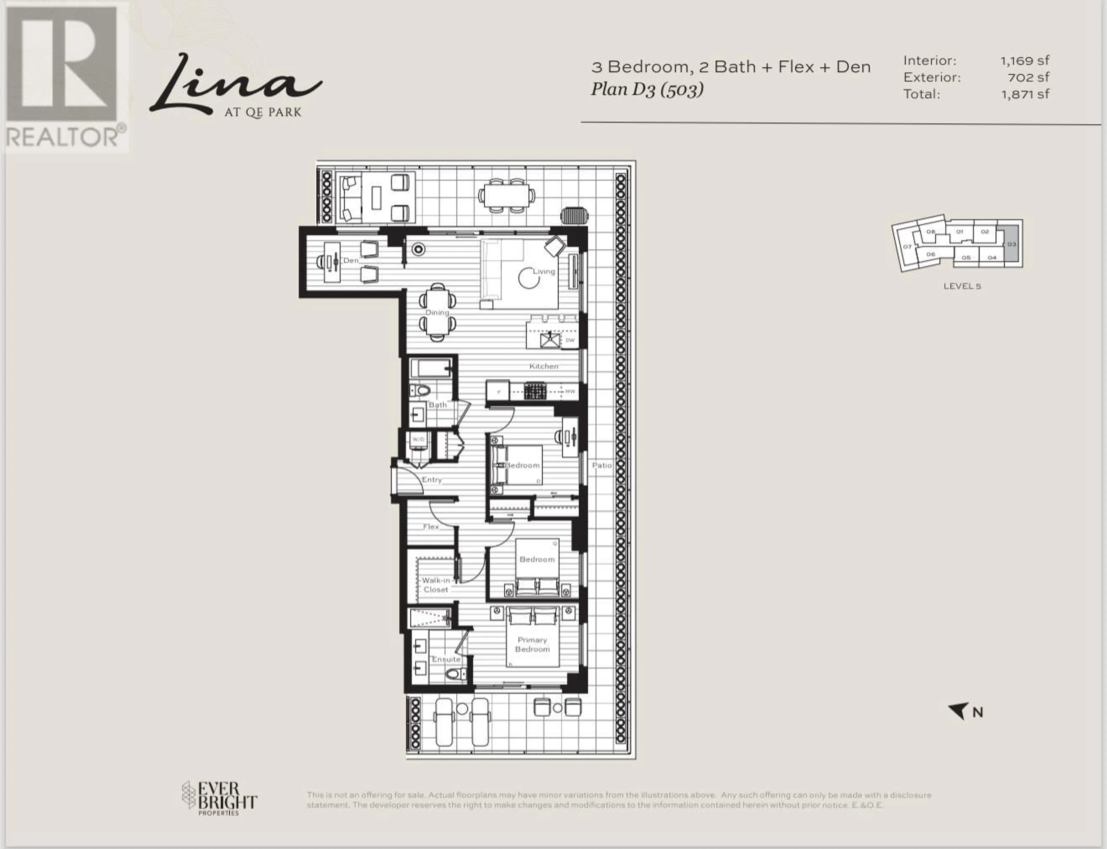 Floor plan for 503 - 5212 CAMBIE STREET, Vancouver British Columbia V5Z2Z7