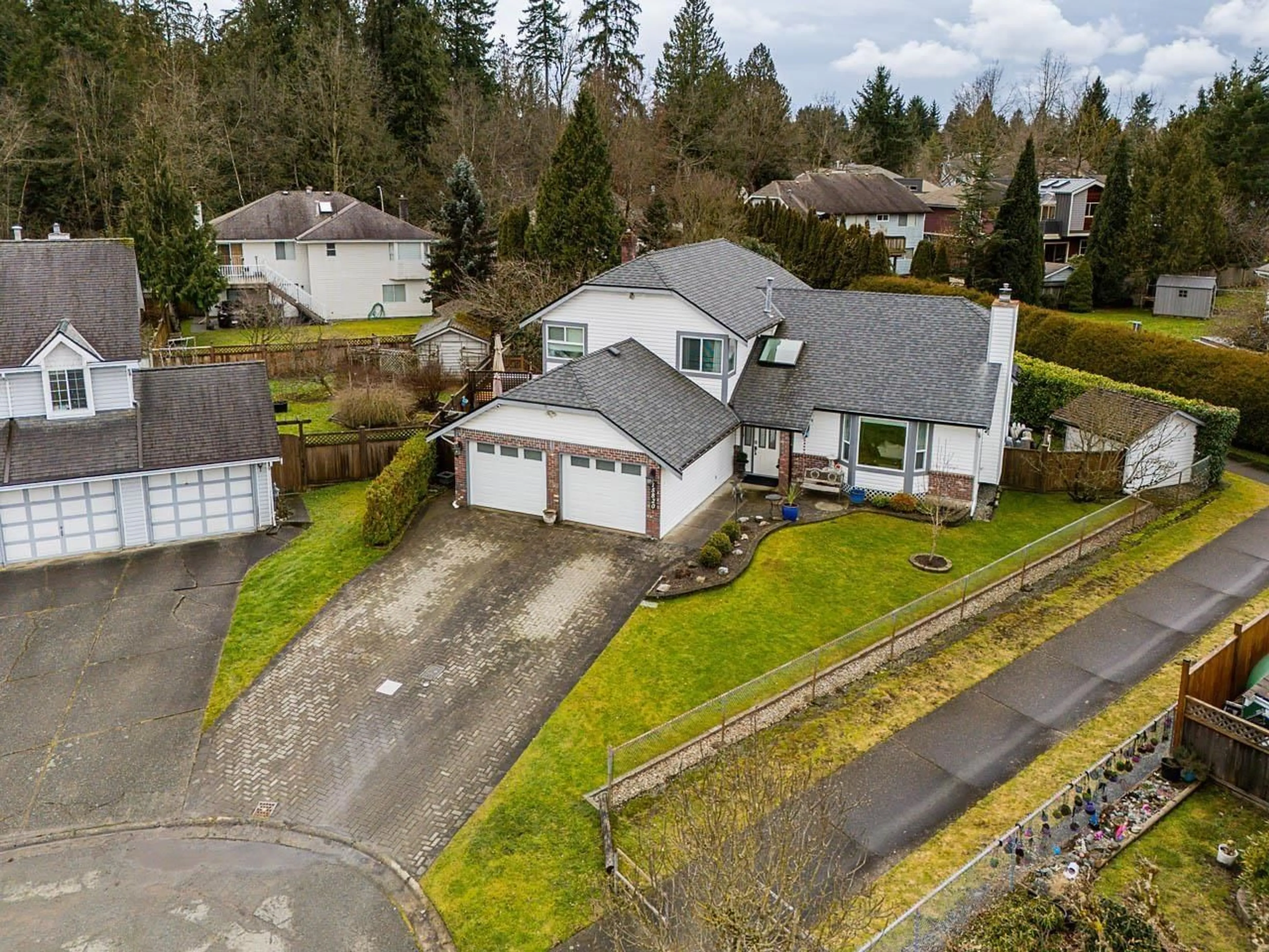 A pic from outside/outdoor area/front of a property/back of a property/a pic from drone, street for 15820 94 AVENUE, Surrey British Columbia V4N3B8