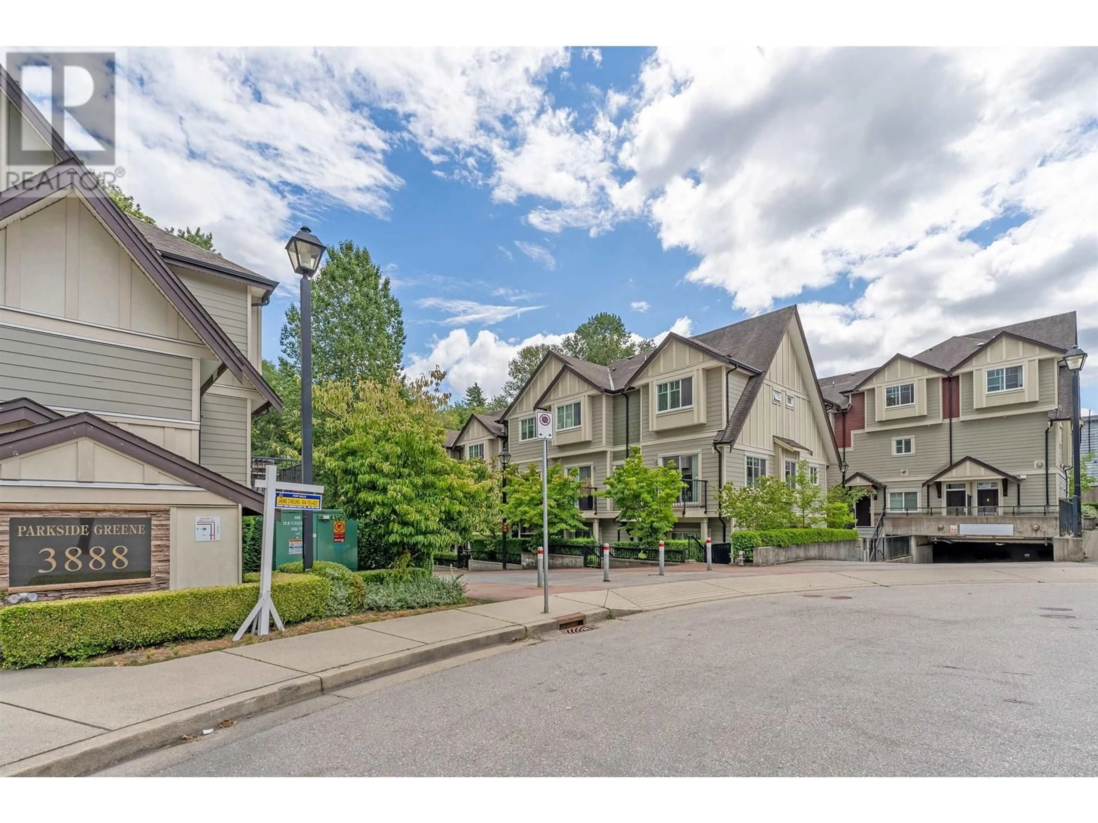 A pic from outside/outdoor area/front of a property/back of a property/a pic from drone, mountain view for 208 - 3888 NORFOLK STREET, Burnaby British Columbia V5G1E5