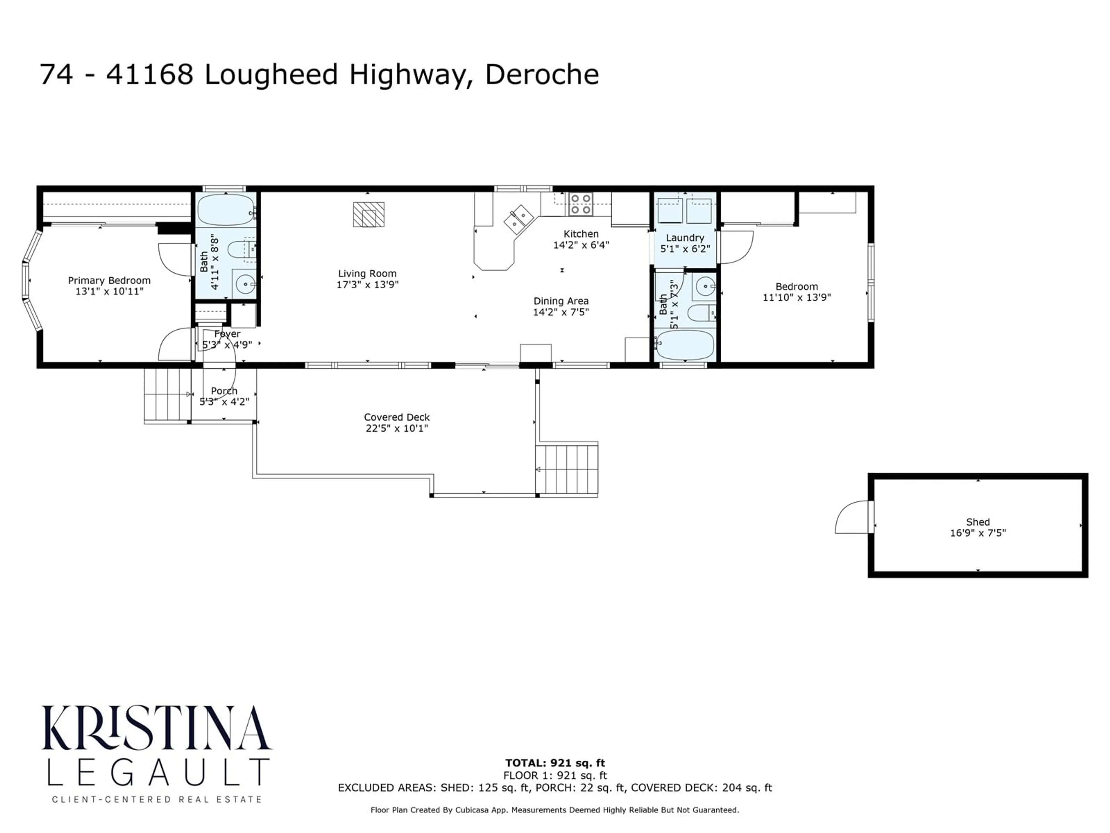 Floor plan for 74 41168 LOUGHEED HIGHWAY, Mission British Columbia V0M1G0