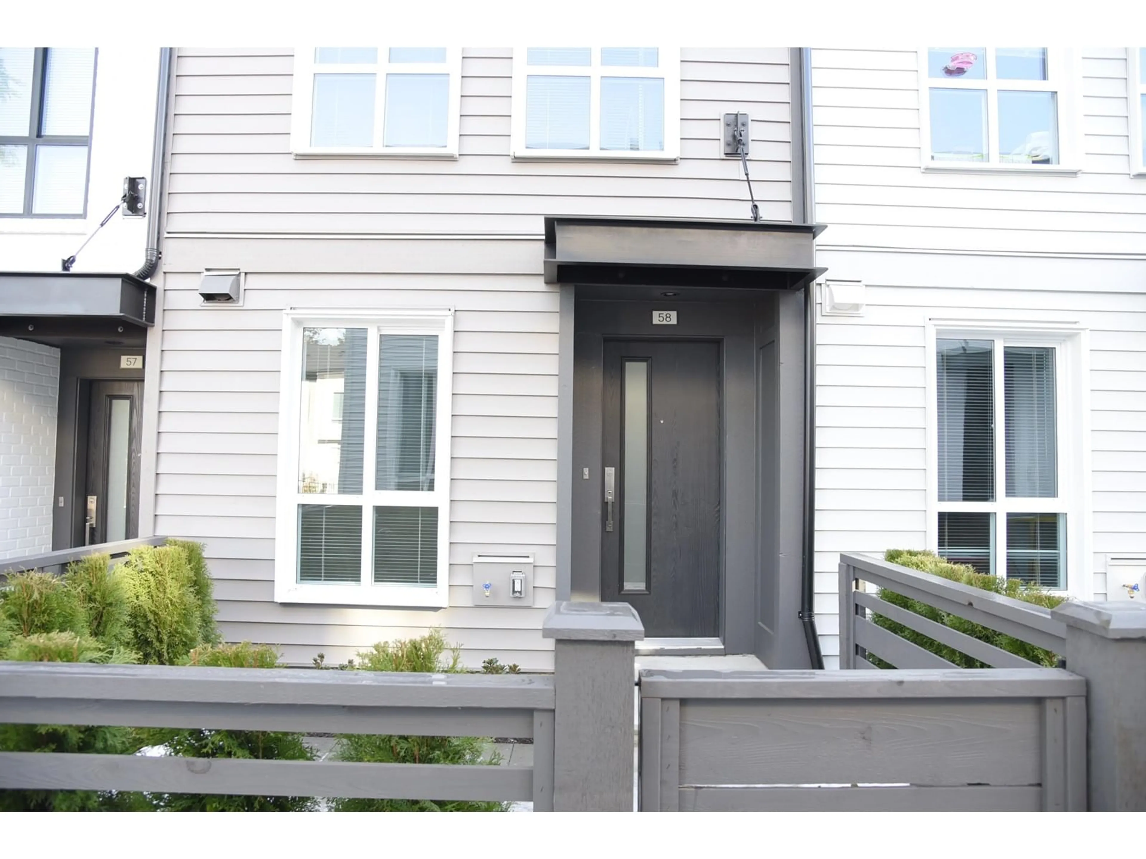 A pic from outside/outdoor area/front of a property/back of a property/a pic from drone, street for 58 - 15898 27, Surrey British Columbia V3Z0T2