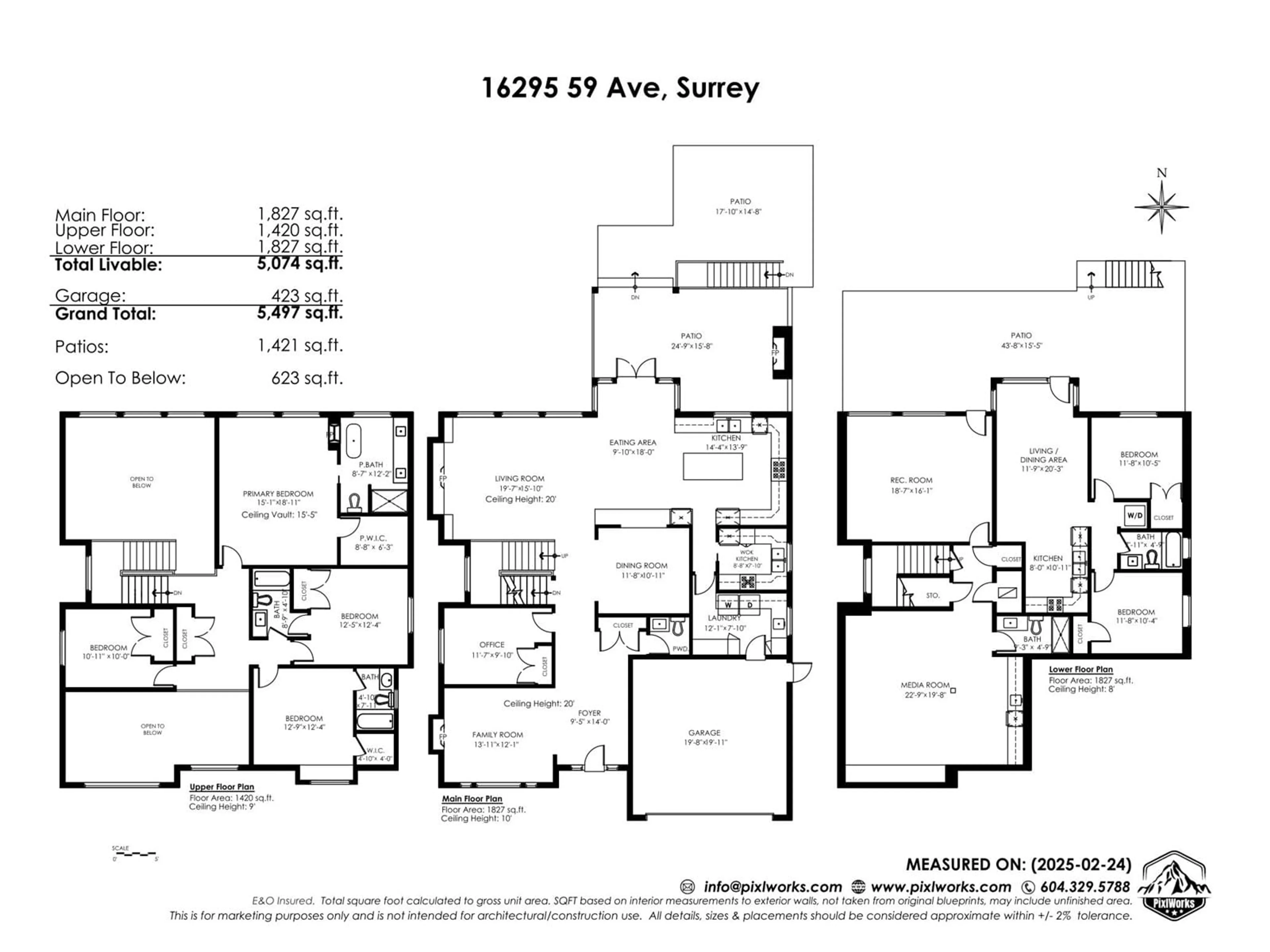 Floor plan for 16295 59 AVENUE, Surrey British Columbia V3S7A5