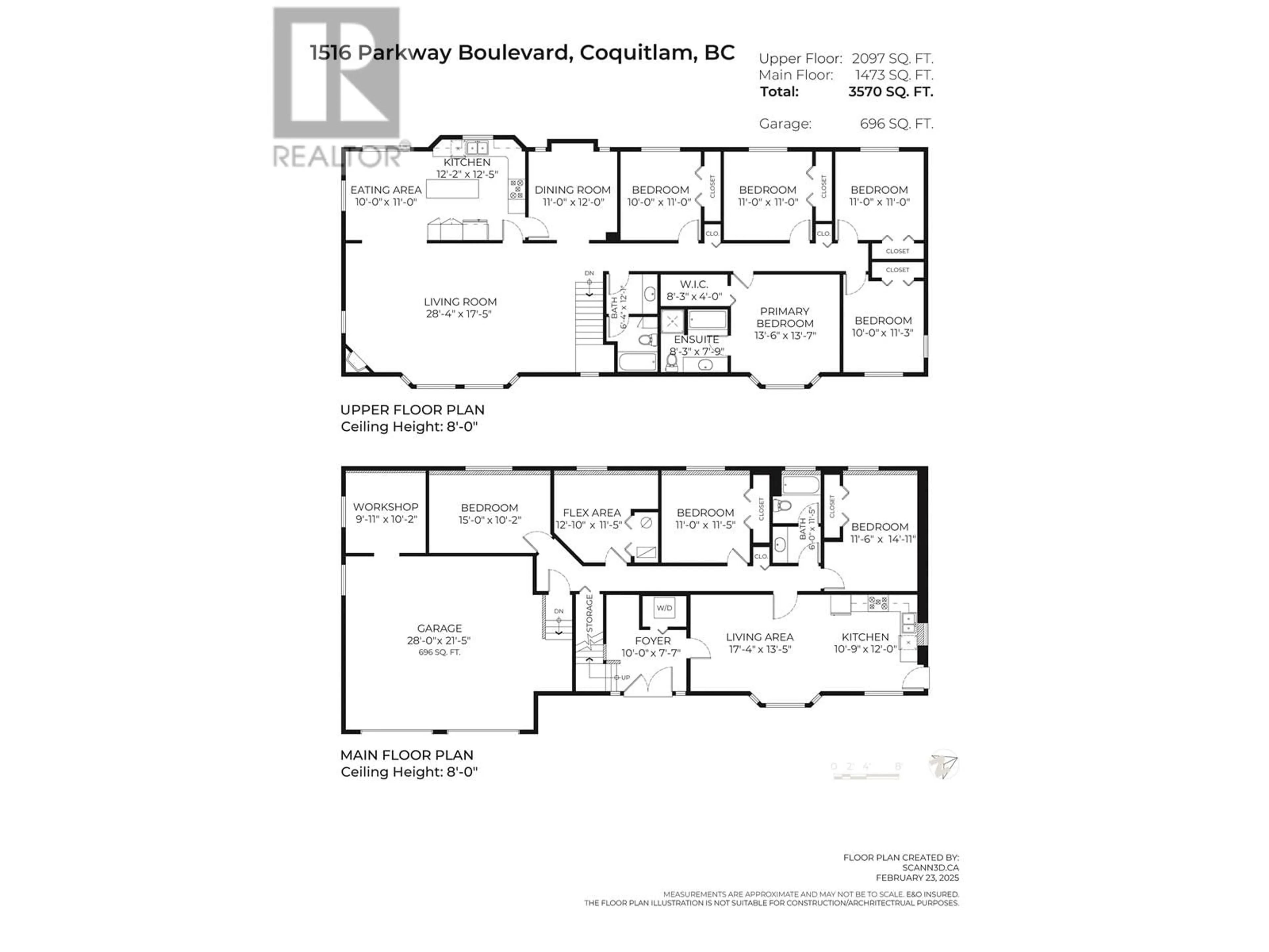 Floor plan for 1516 PARKWAY BOULEVARD, Coquitlam British Columbia V3E2V7