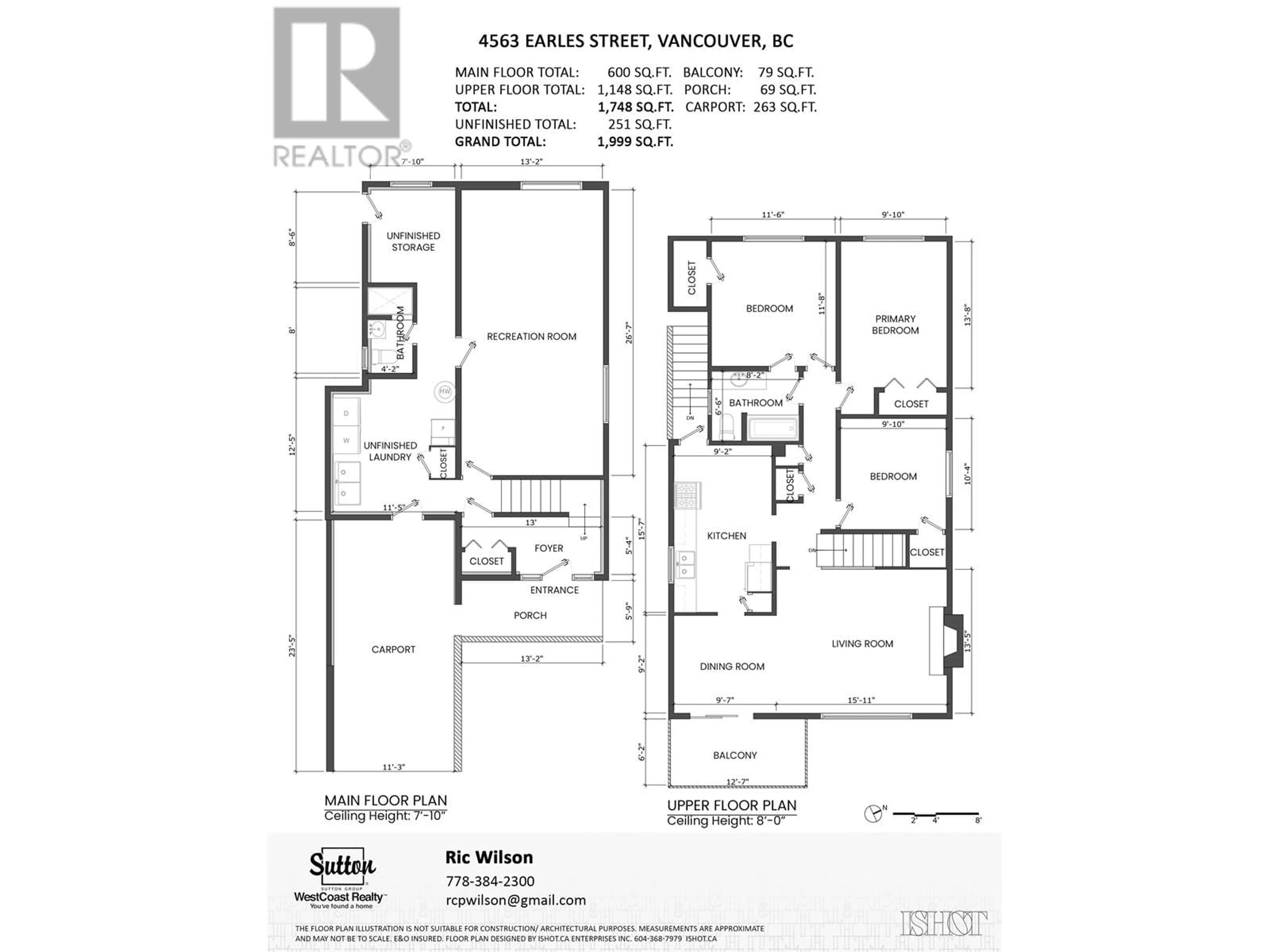 Floor plan for 4563 EARLES STREET, Vancouver British Columbia V5R3R1