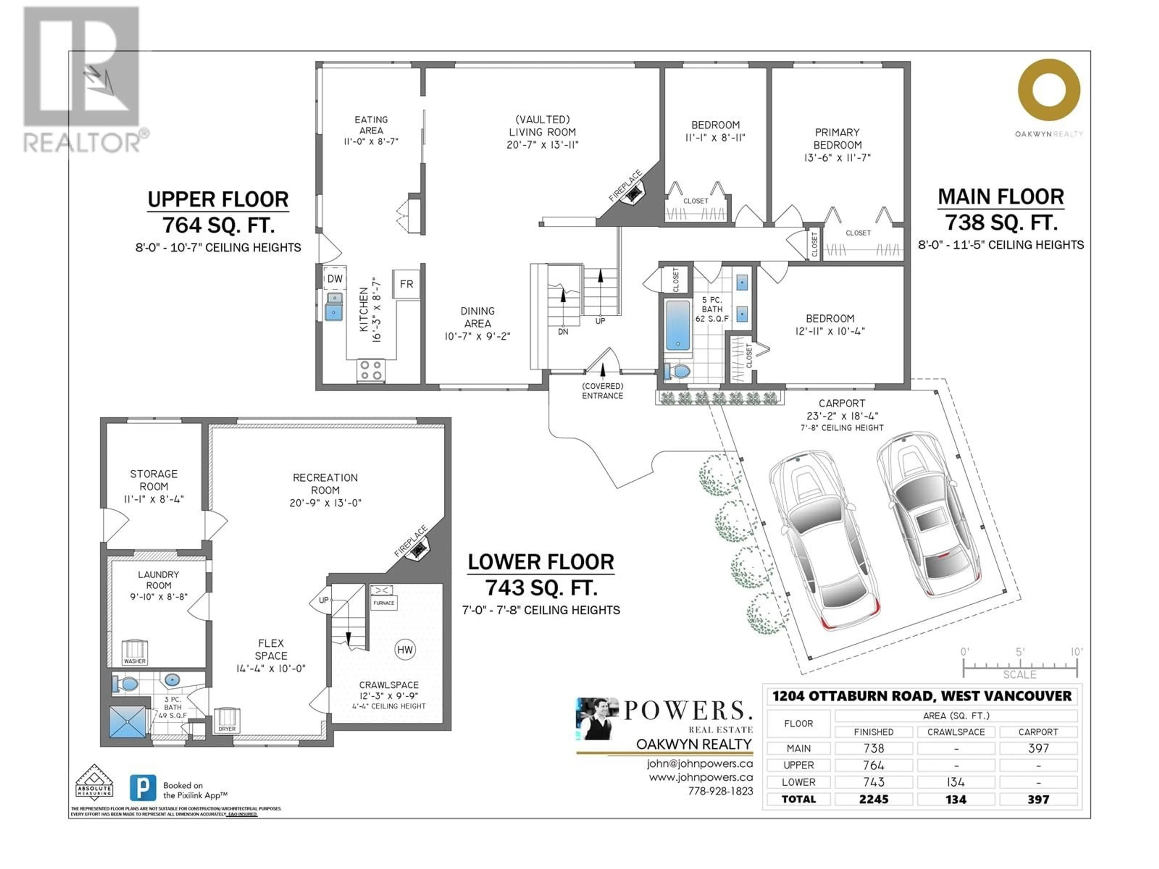 Floor plan for 1204 OTTABURN ROAD, West Vancouver British Columbia V7S2J8