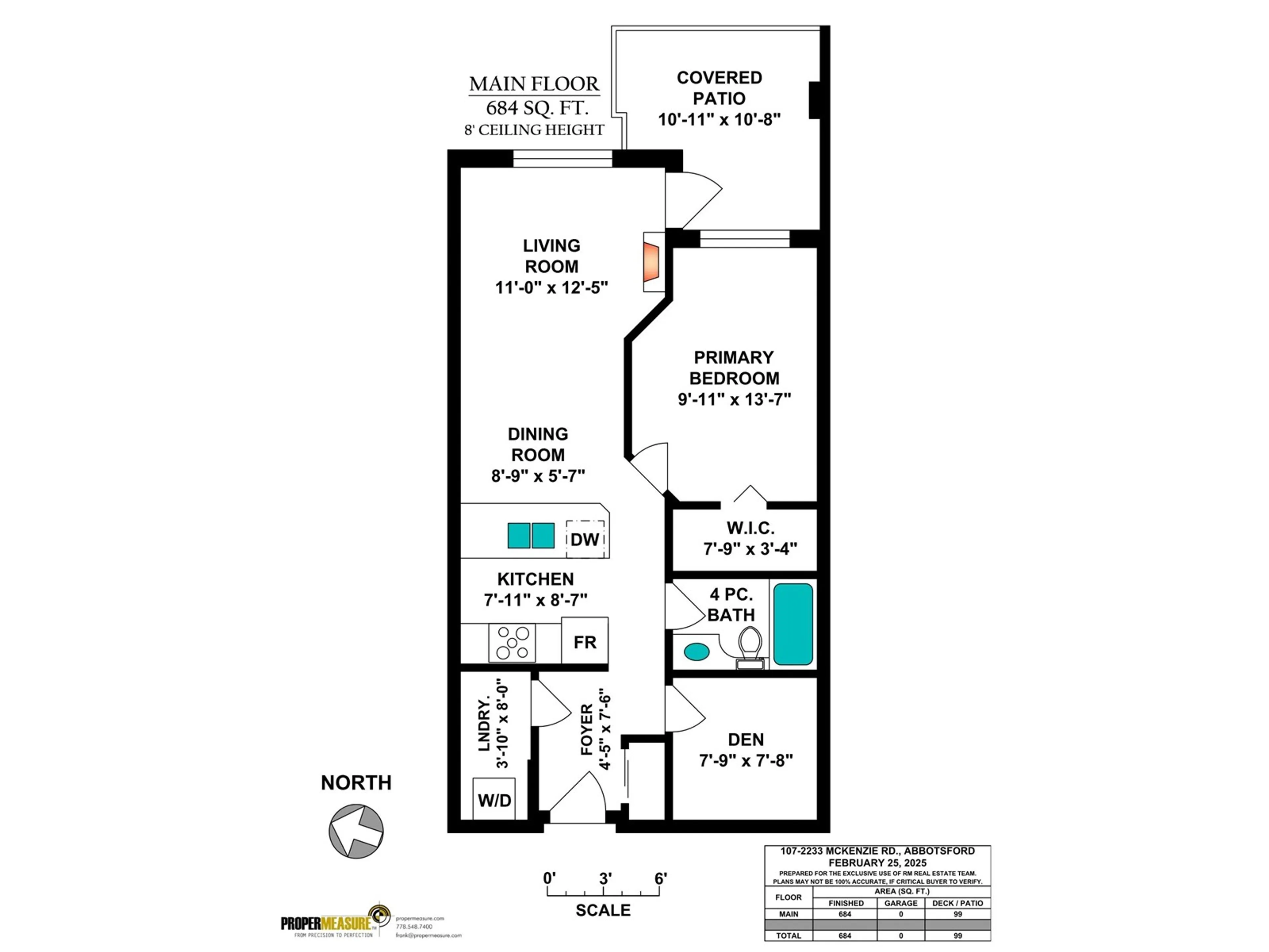 Floor plan for 107 - 2233 MCKENZIE, Abbotsford British Columbia V2S4A1