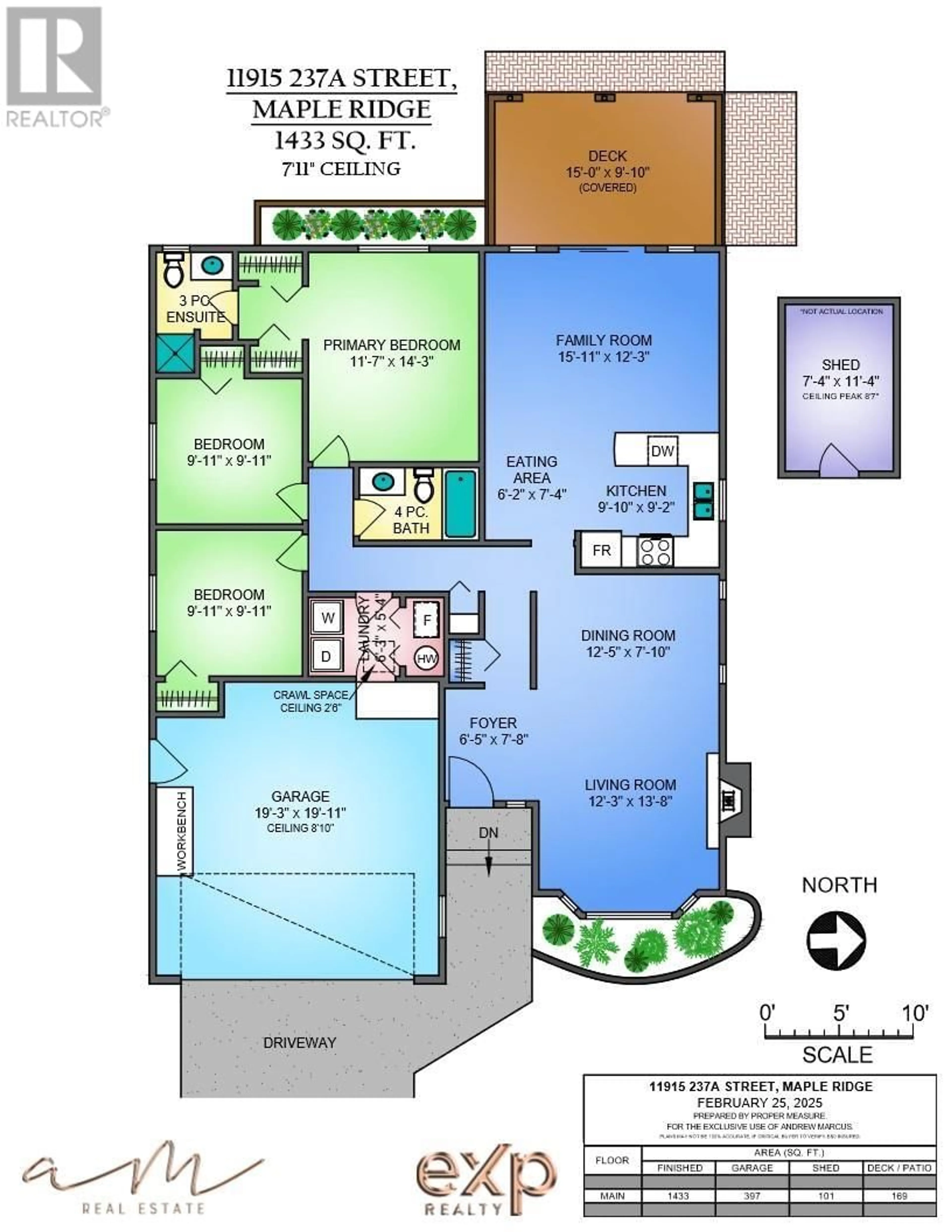 Floor plan for 11915 237A STREET, Maple Ridge British Columbia V4R1V9