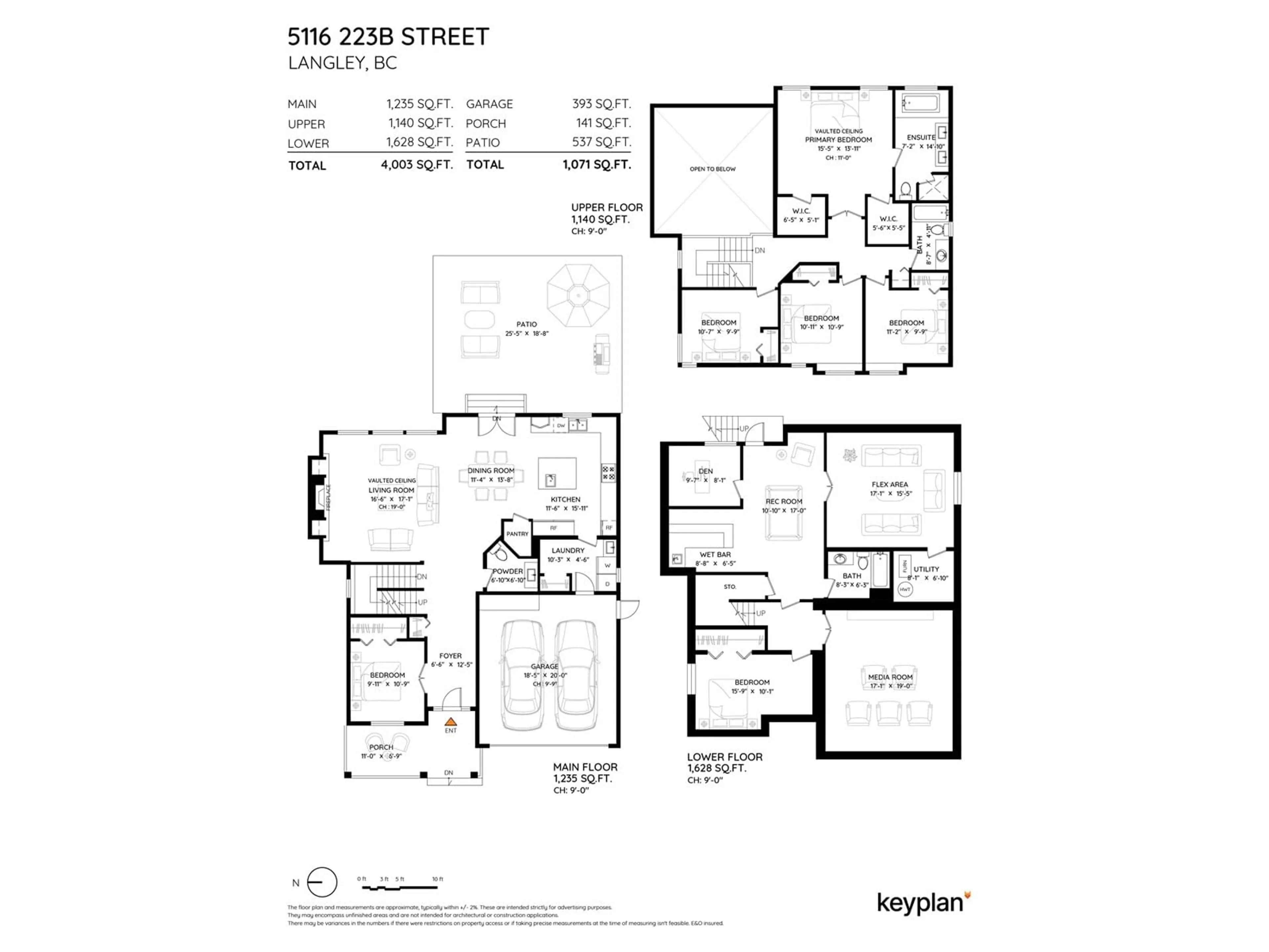 Floor plan for 5116 223B STREET, Langley British Columbia V2Y2M5