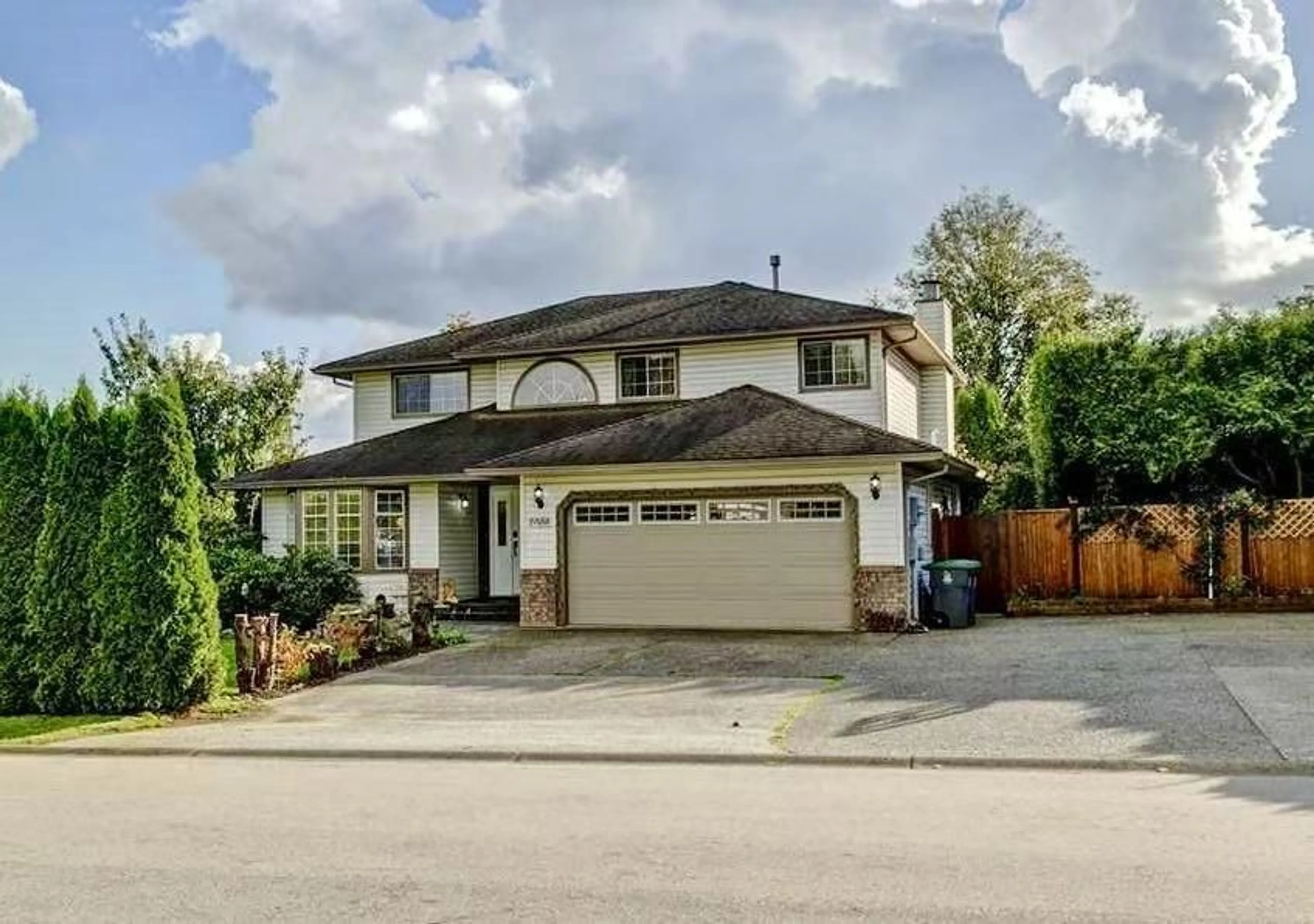 A pic from outside/outdoor area/front of a property/back of a property/a pic from drone, street for 19188 60B AVENUE, Surrey British Columbia V3S7T8