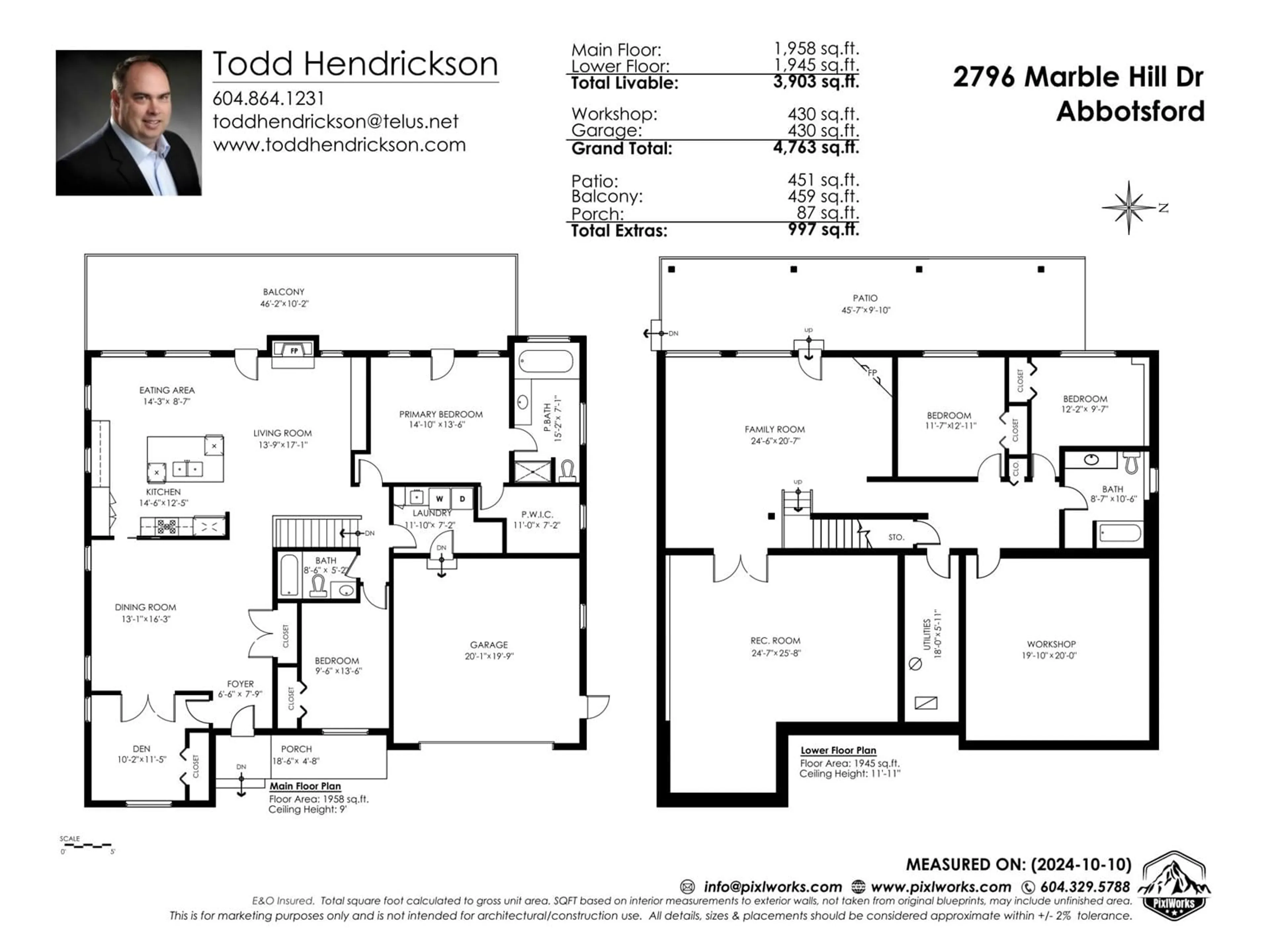 Floor plan for 2796 MARBLE HILL, Abbotsford British Columbia V3G1C3