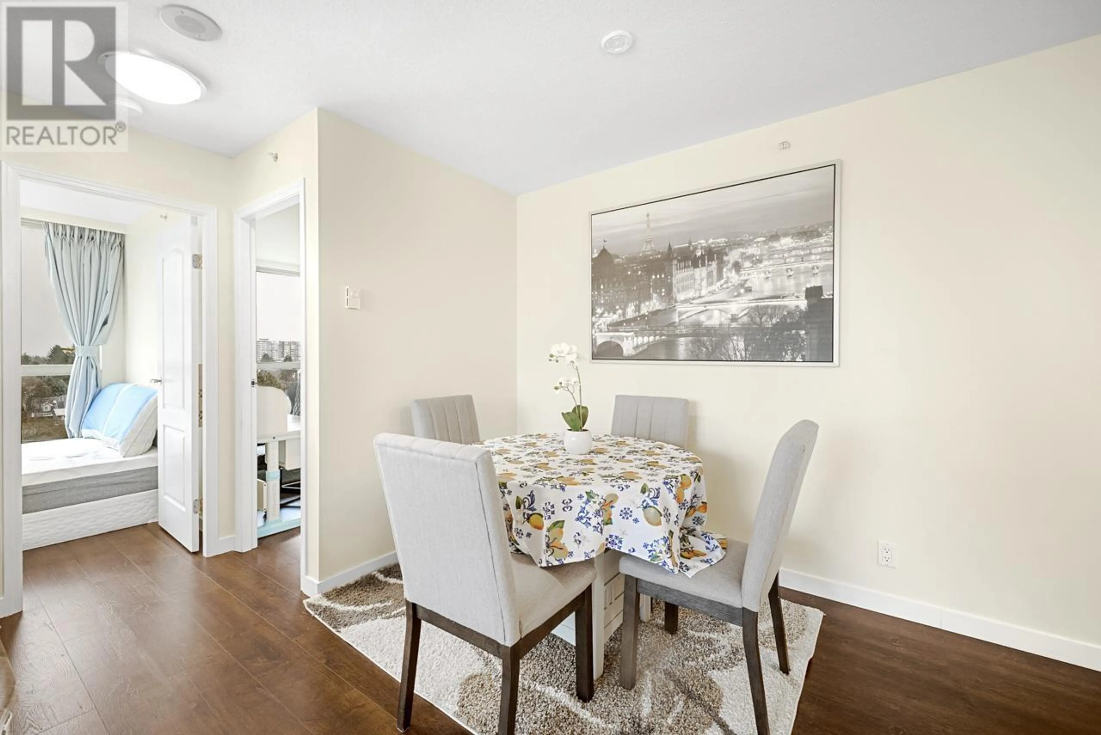 Dining room, wood/laminate floor for 807 8297 SABA ROAD, Richmond British Columbia V6Y4B5