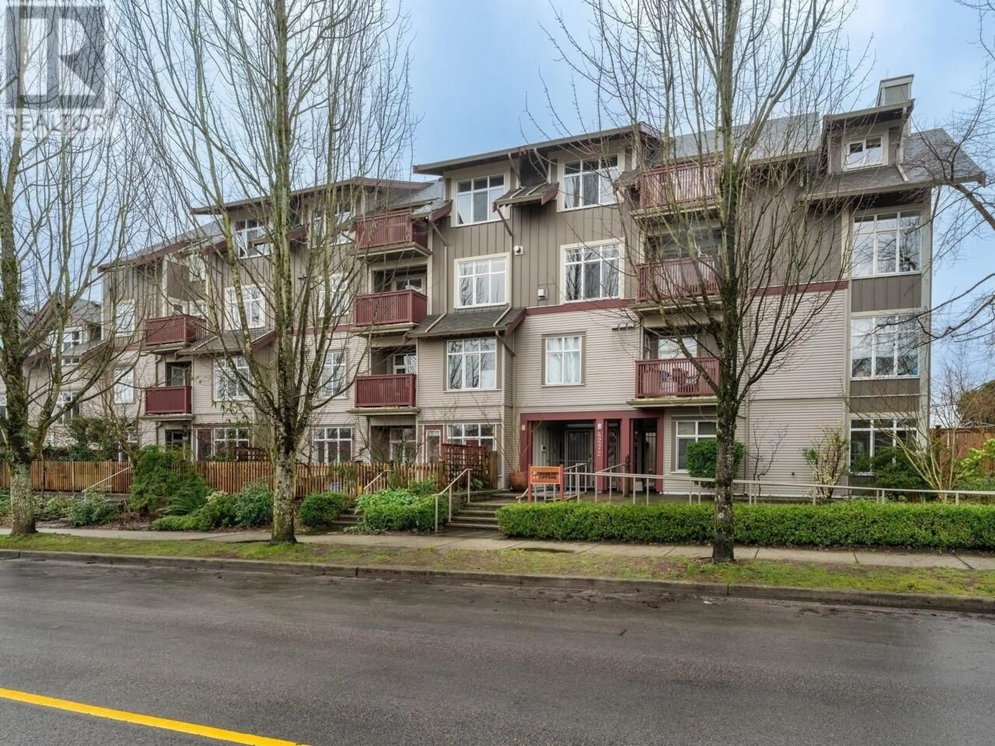 A pic from outside/outdoor area/front of a property/back of a property/a pic from drone, street for 108 4272 ALBERT STREET, Burnaby British Columbia V5C2E8