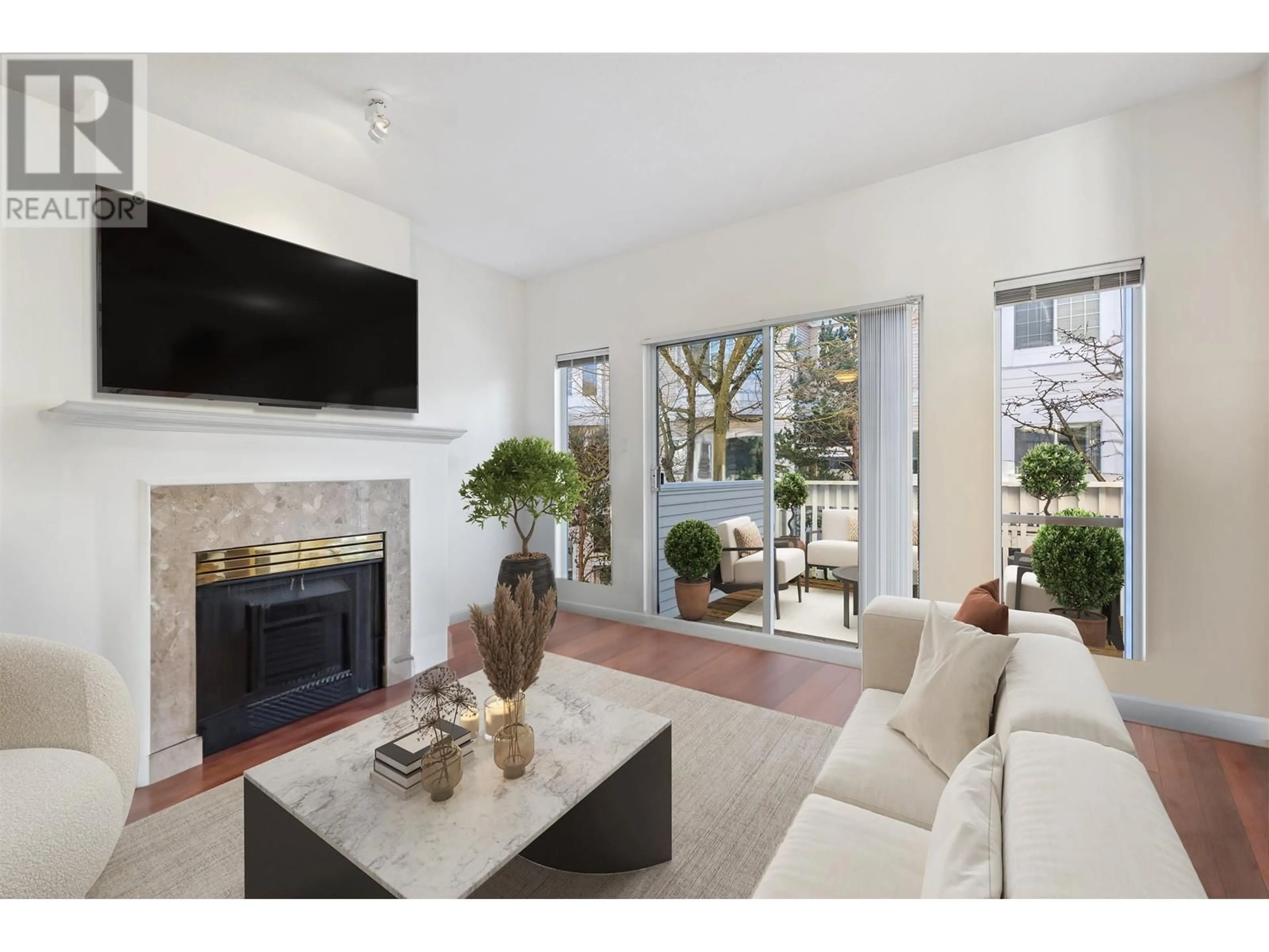 Living room with furniture, ceramic/tile floor for 30 12500 MCNEELY DRIVE, Richmond British Columbia V6V2S4