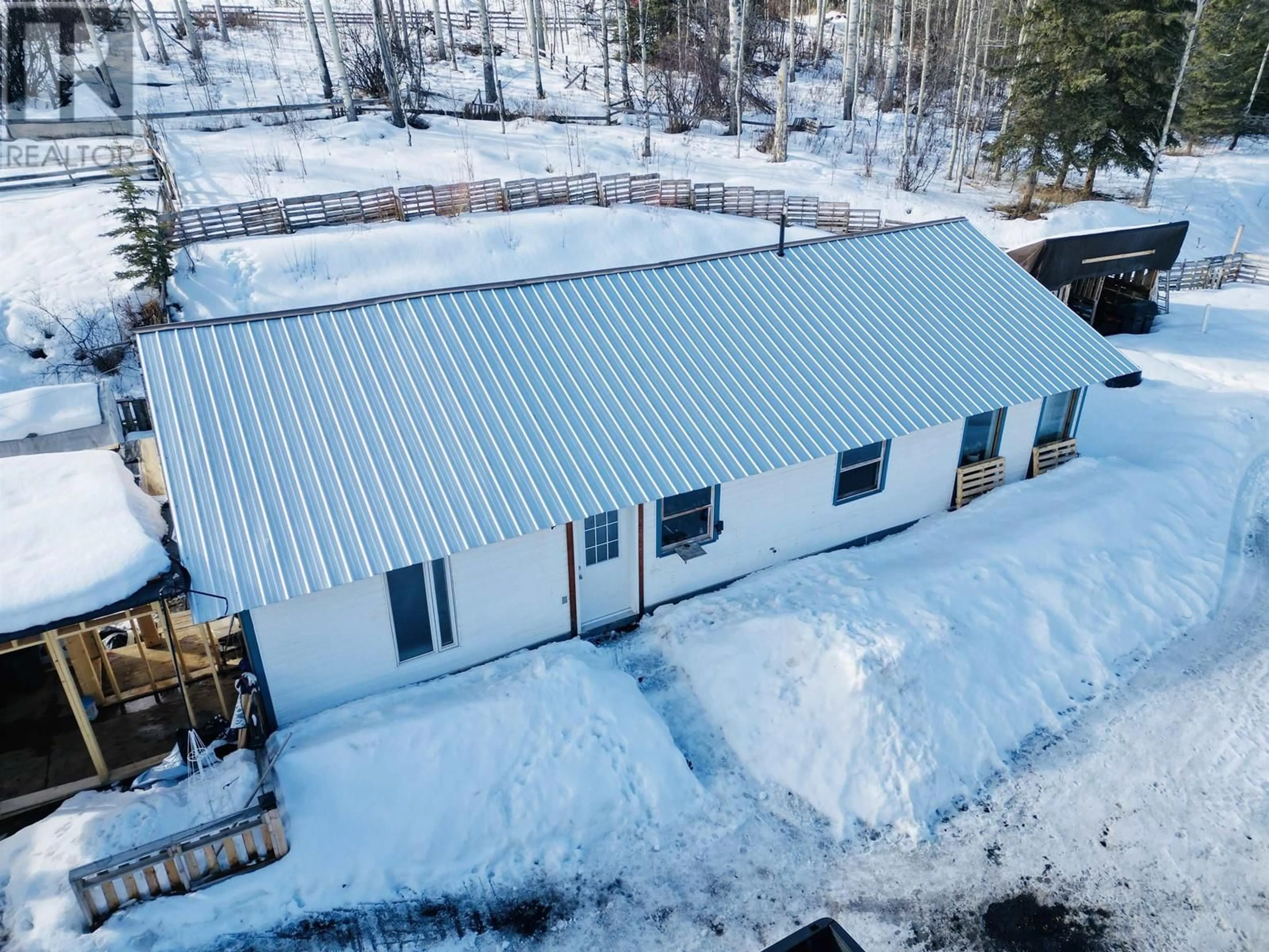 A pic from outside/outdoor area/front of a property/back of a property/a pic from drone, building for 27427 KEEFES LANDING ROAD, Burns Lake British Columbia V0J1E0