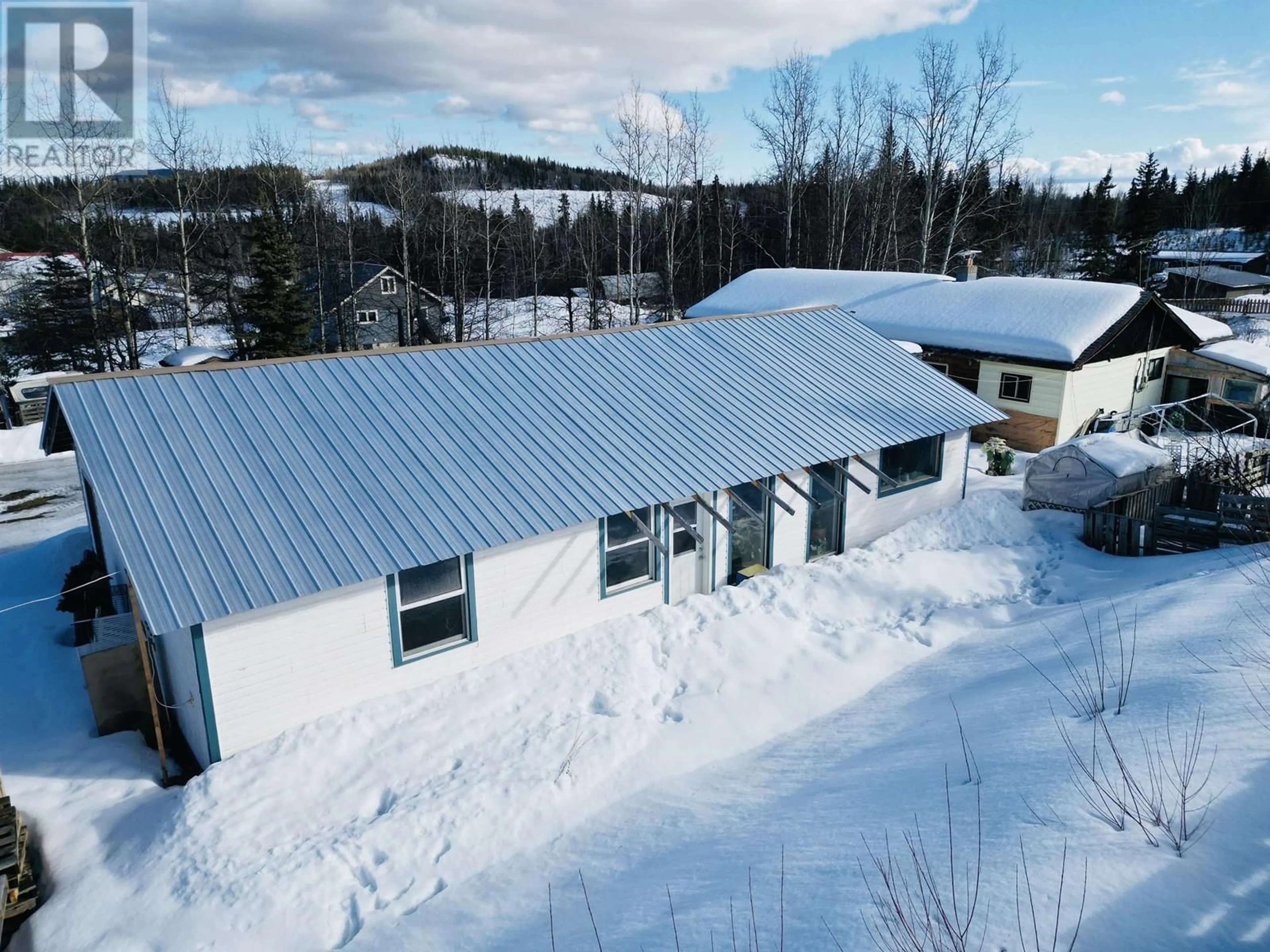 A pic from outside/outdoor area/front of a property/back of a property/a pic from drone, building for 27427 KEEFES LANDING ROAD, Burns Lake British Columbia V0J1E0