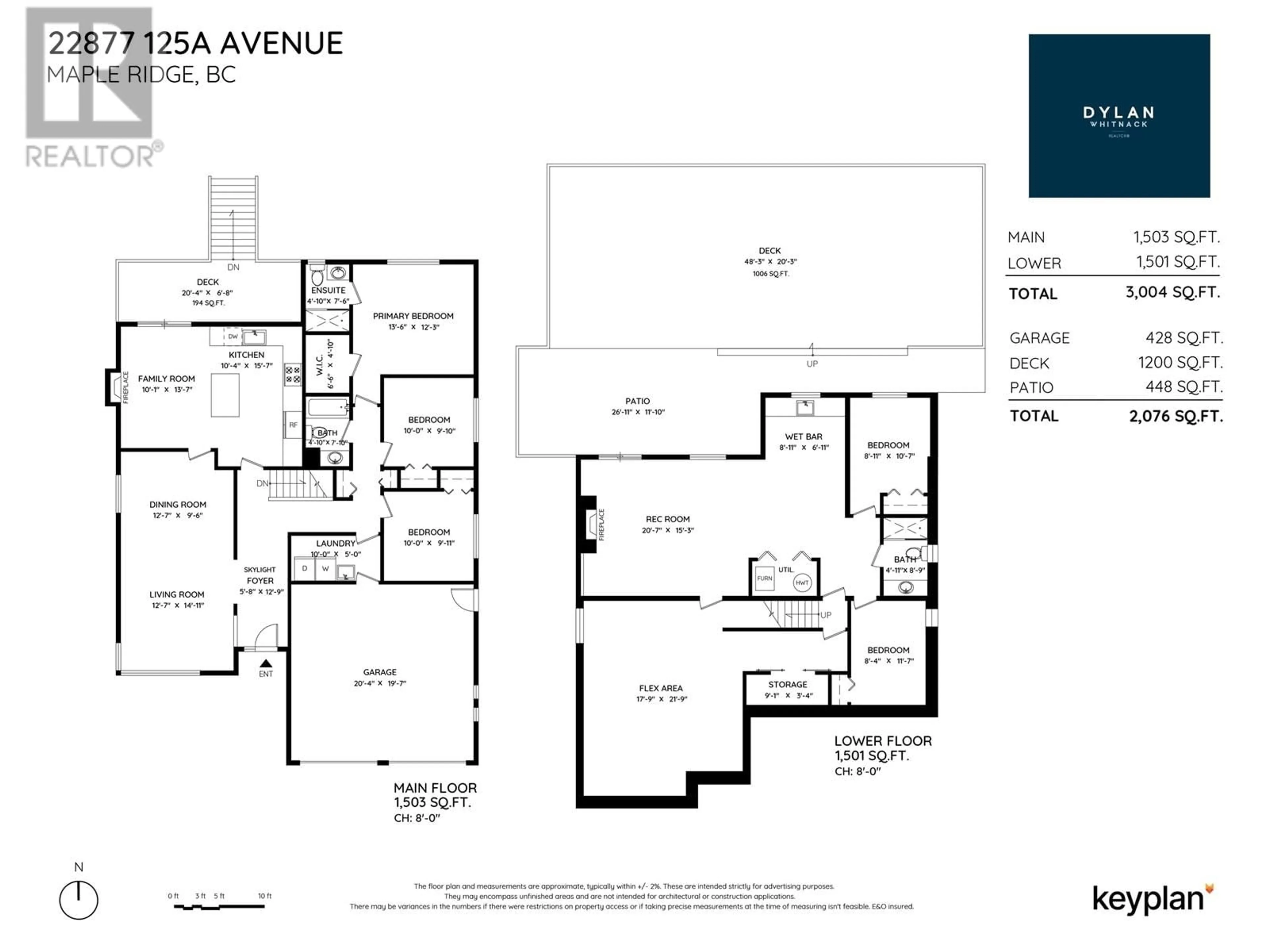 Floor plan for 22877 125A AVENUE, Maple Ridge British Columbia V2X0N3