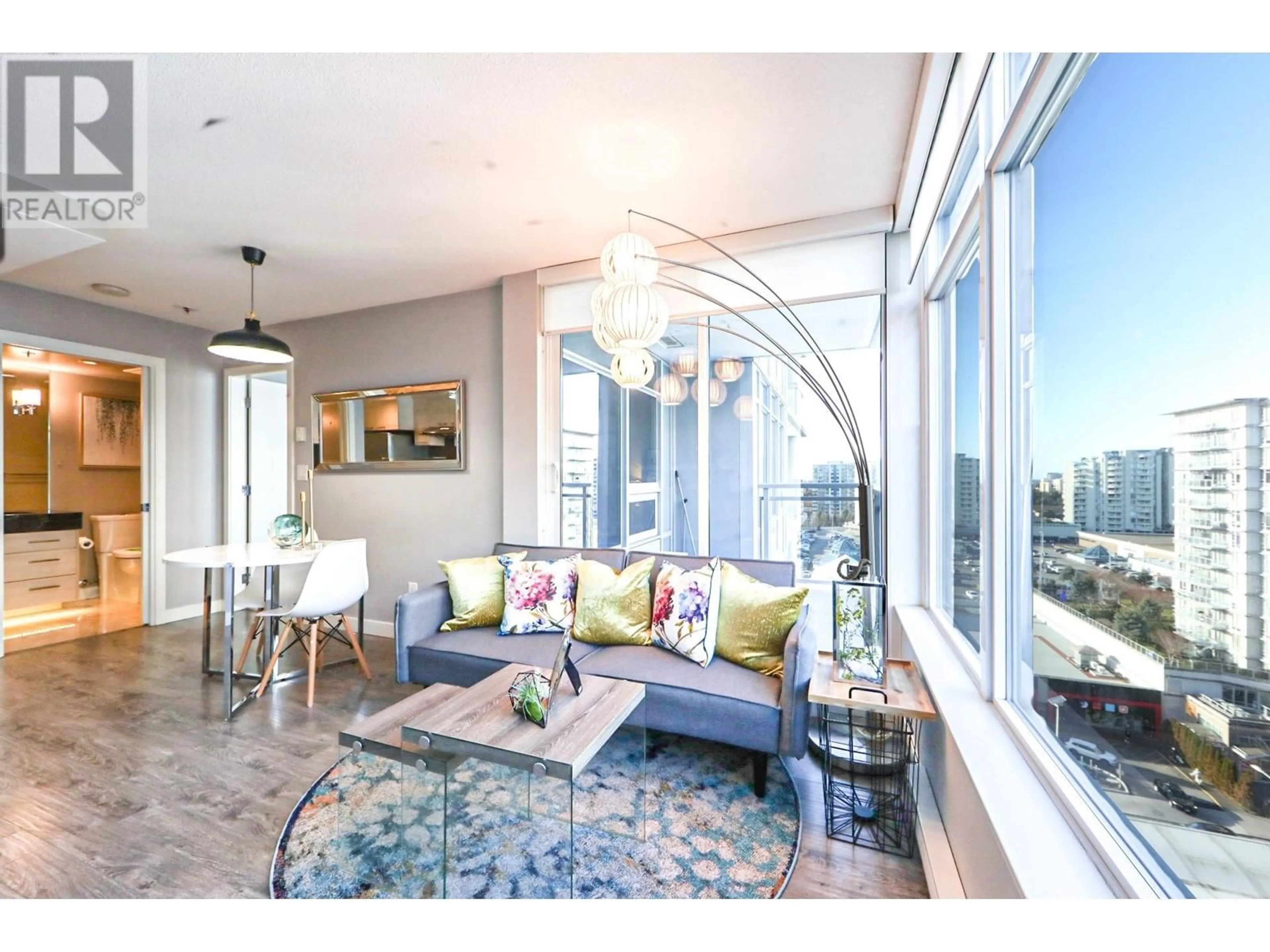 Living room with furniture, unknown for 1510 - 6288 NO. 3 ROAD, Richmond British Columbia V6Y0J4