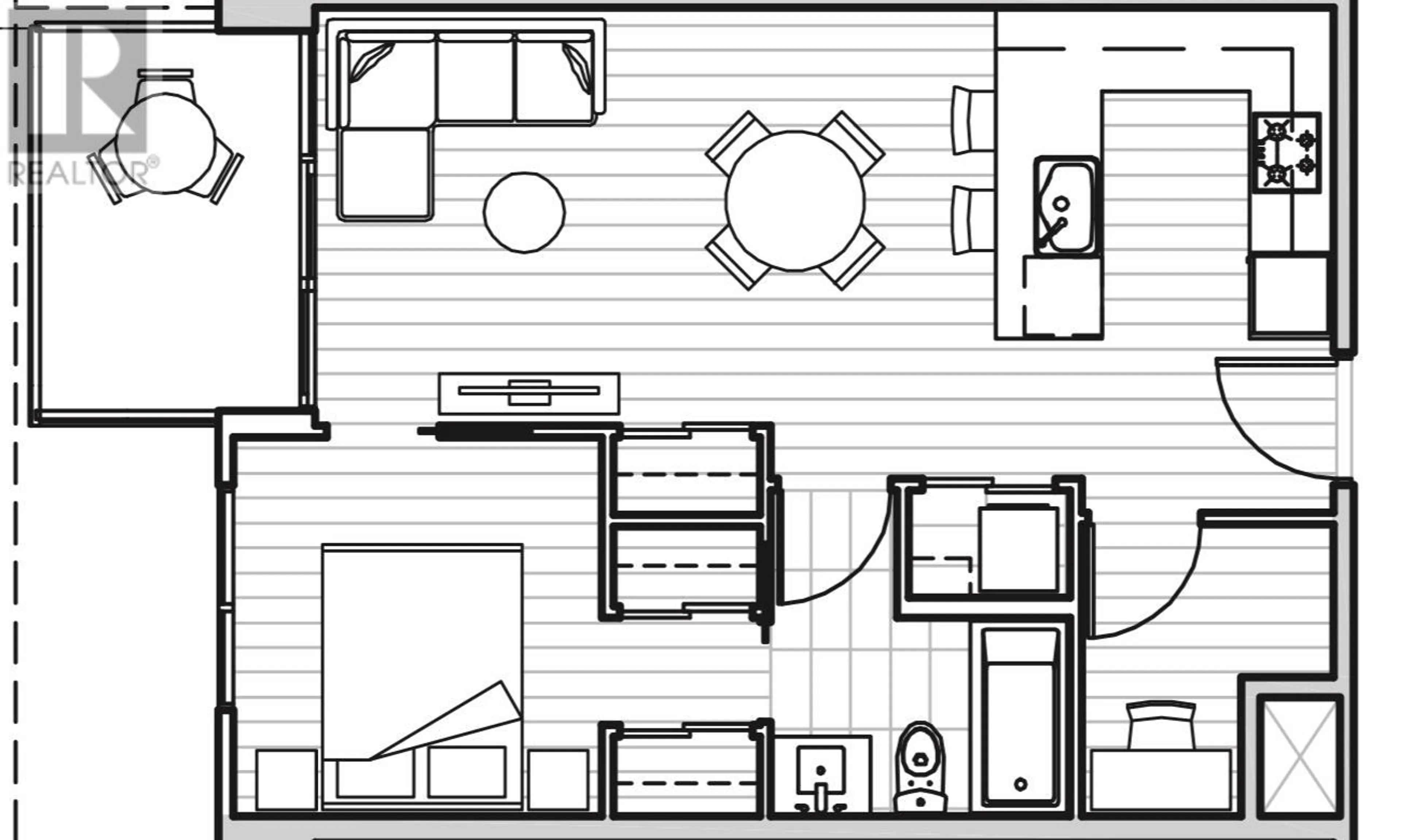 Floor plan for 711 455 SW MARINE DRIVE, Vancouver British Columbia V5X0H3