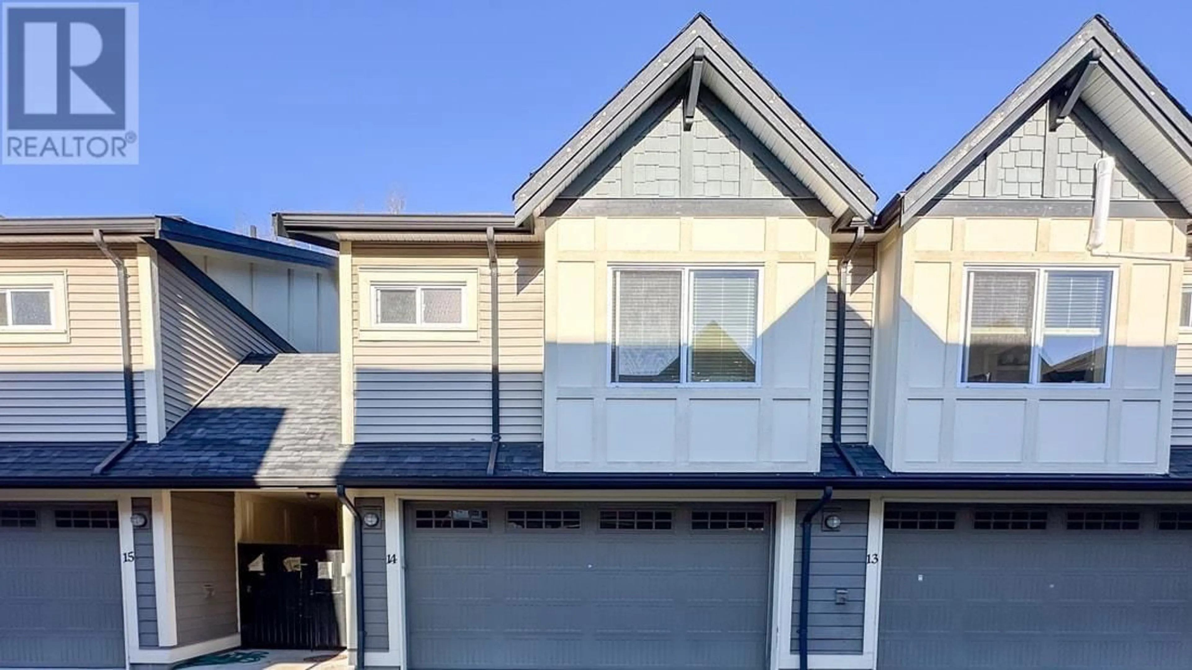 Home with vinyl exterior material, street for 14 7028 ASH STREET, Richmond British Columbia V6Y2S1