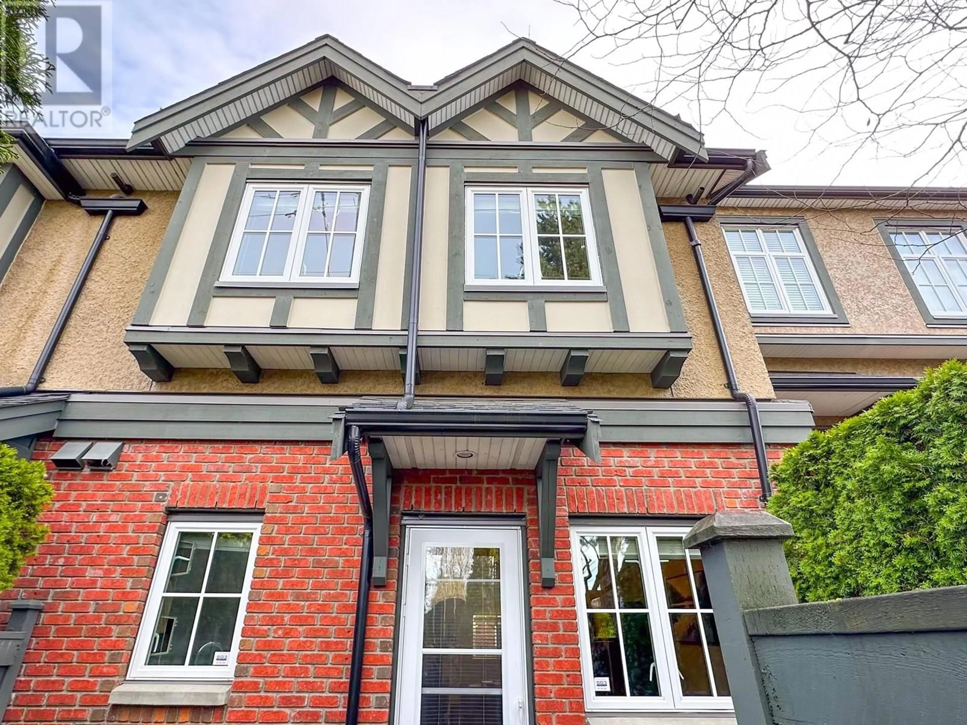 Home with brick exterior material, street for 6129 OAK STREET, Vancouver British Columbia V6M2W3