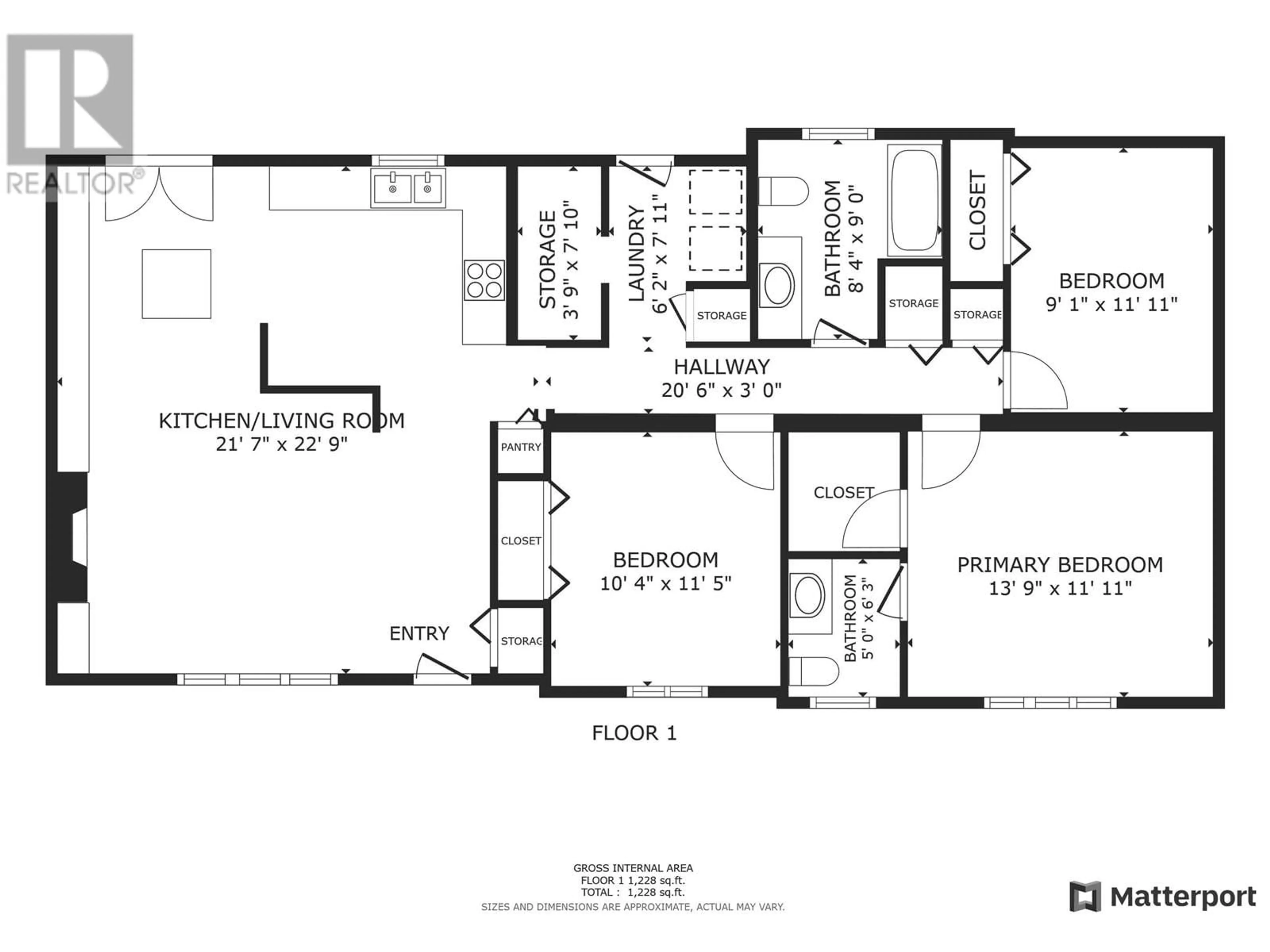 Floor plan for 3070 RED BLUFF ROAD, Quesnel British Columbia V2J6C6