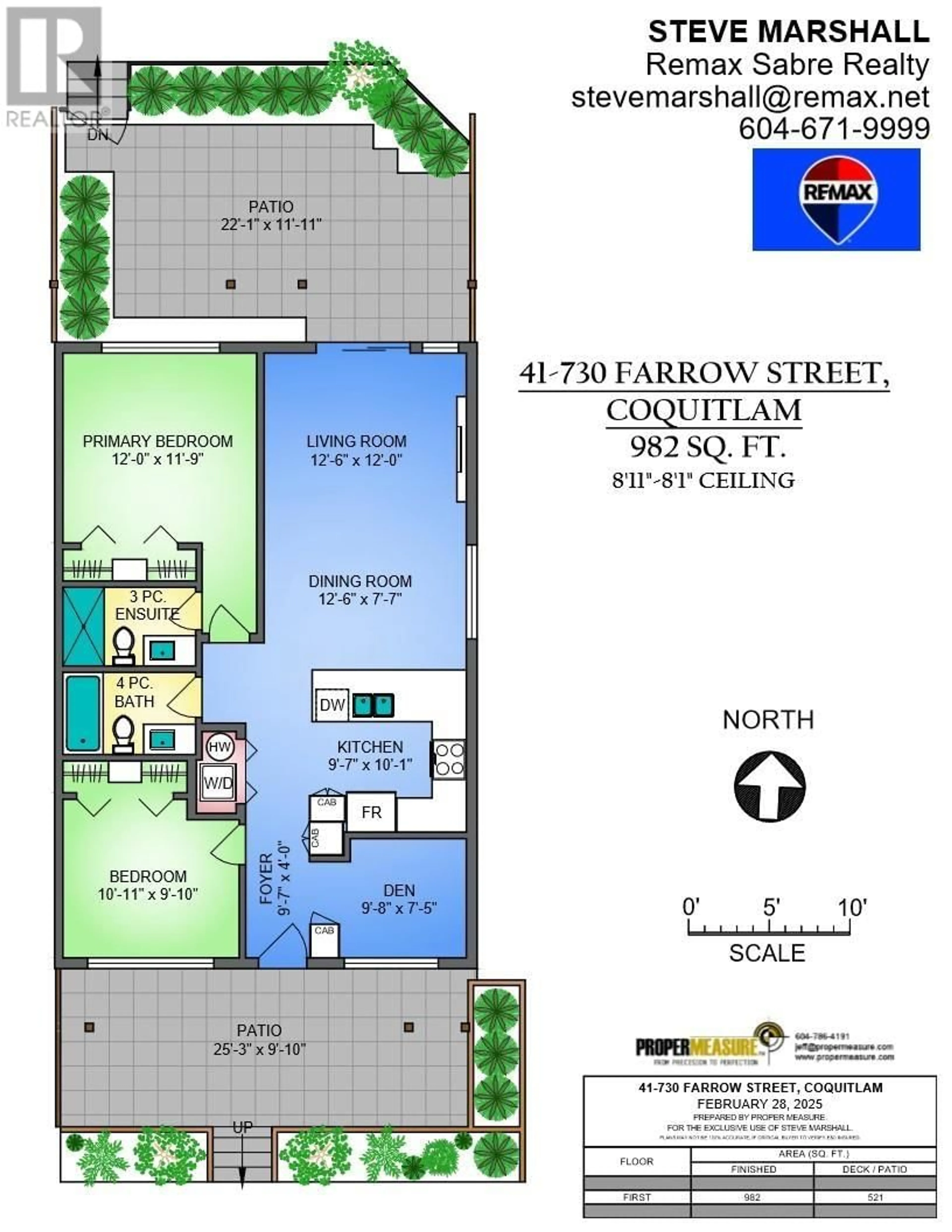 Floor plan for 41 730 FARROW STREET, Coquitlam British Columbia V3J7Y7