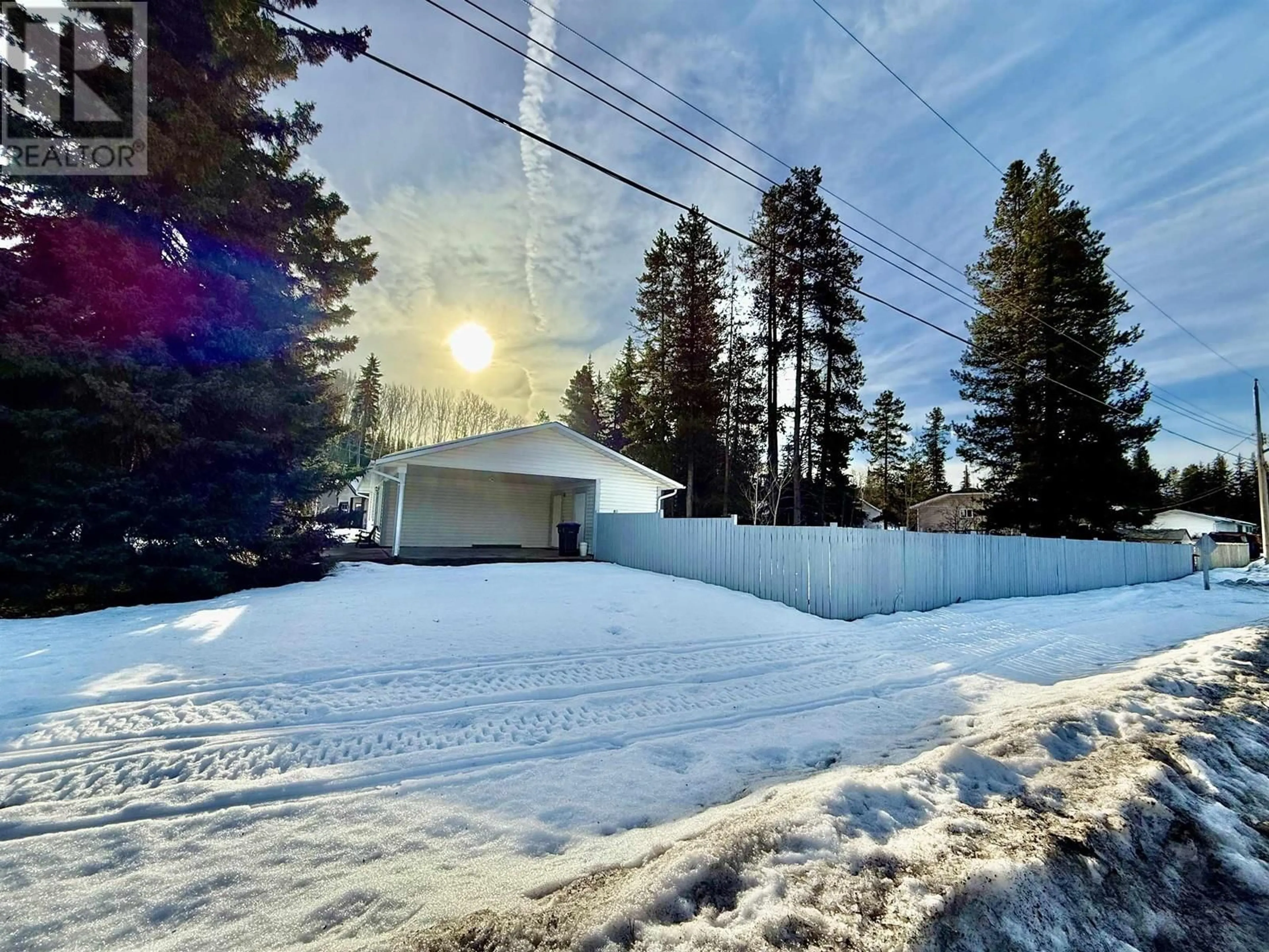 A pic from outside/outdoor area/front of a property/back of a property/a pic from drone, street for 600 MAPLE CRESCENT, Telkwa British Columbia V0J2X3