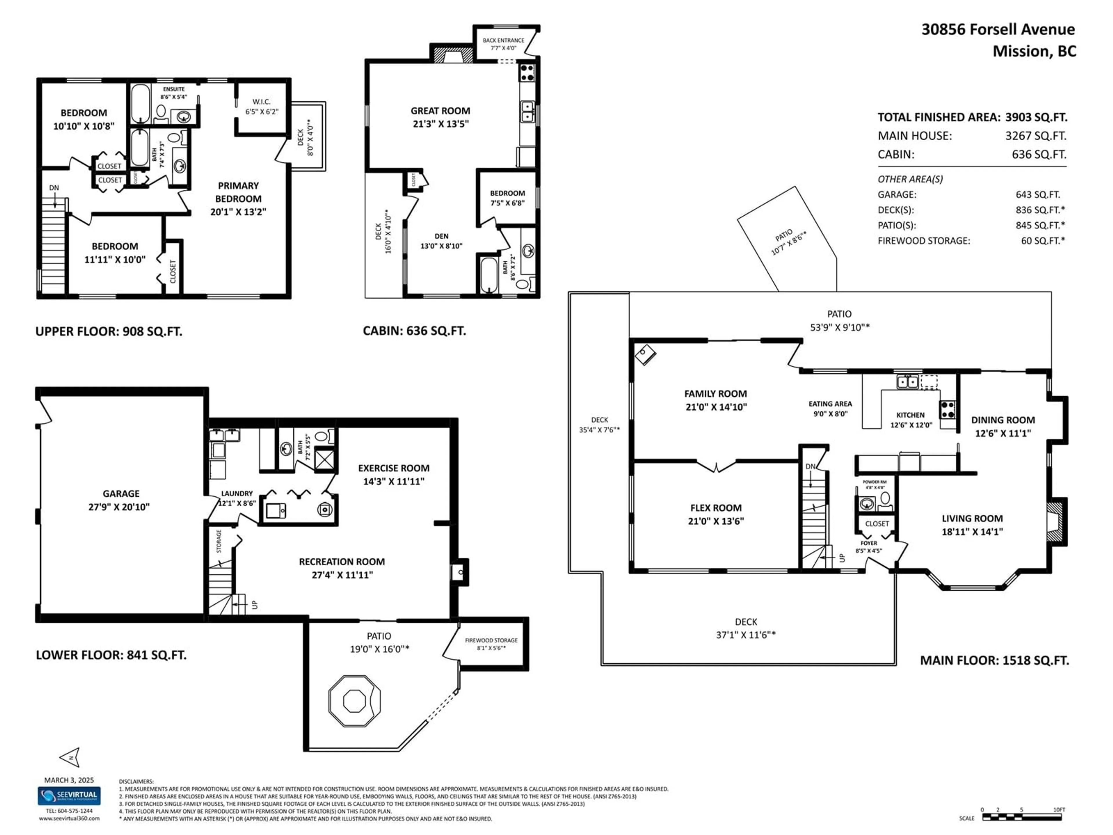 Floor plan for 30856 FORSELL, Mission British Columbia V4S1G9