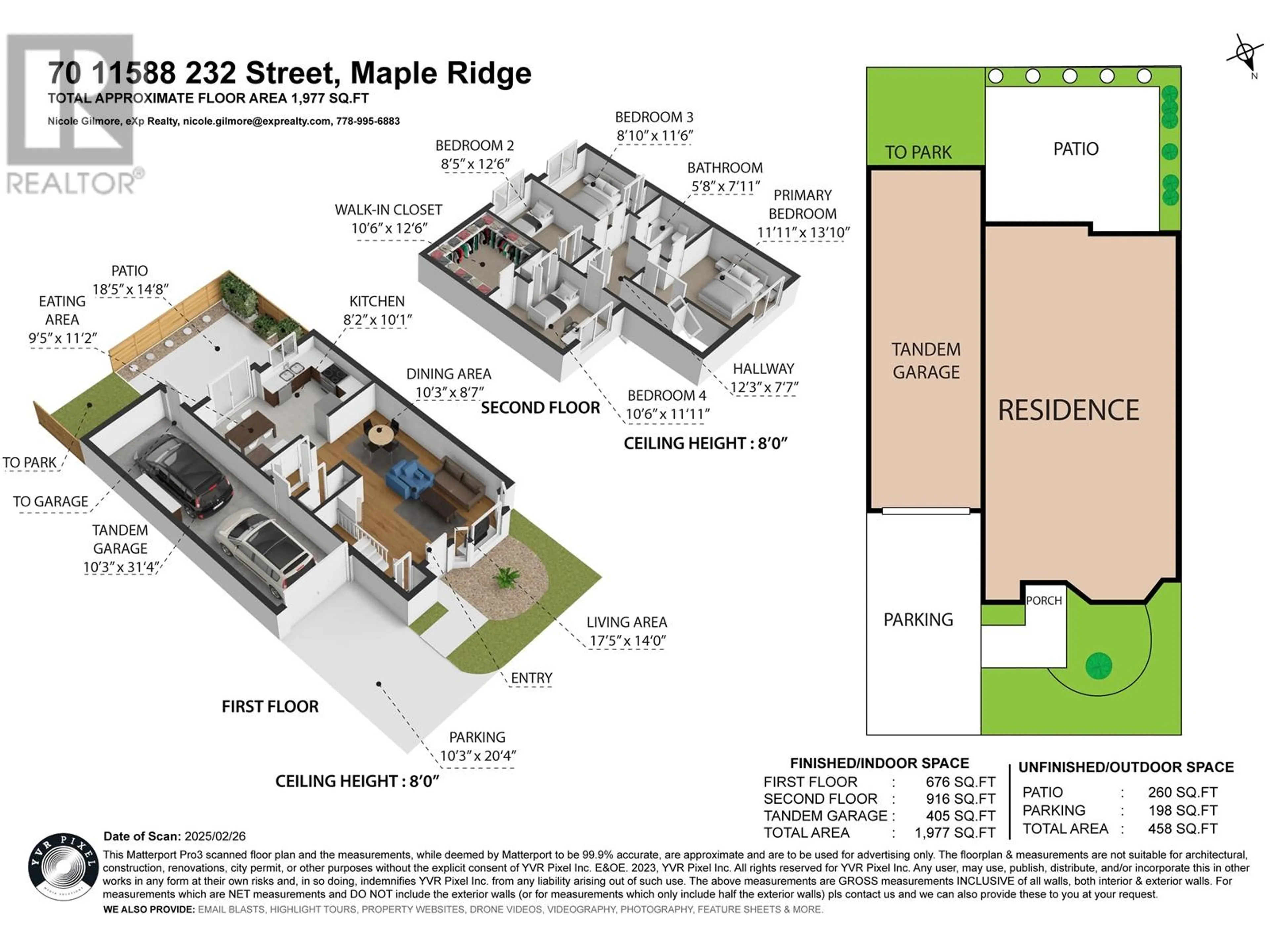 Floor plan for 70 11588 232ND STREET, Maple Ridge British Columbia V2X0J6