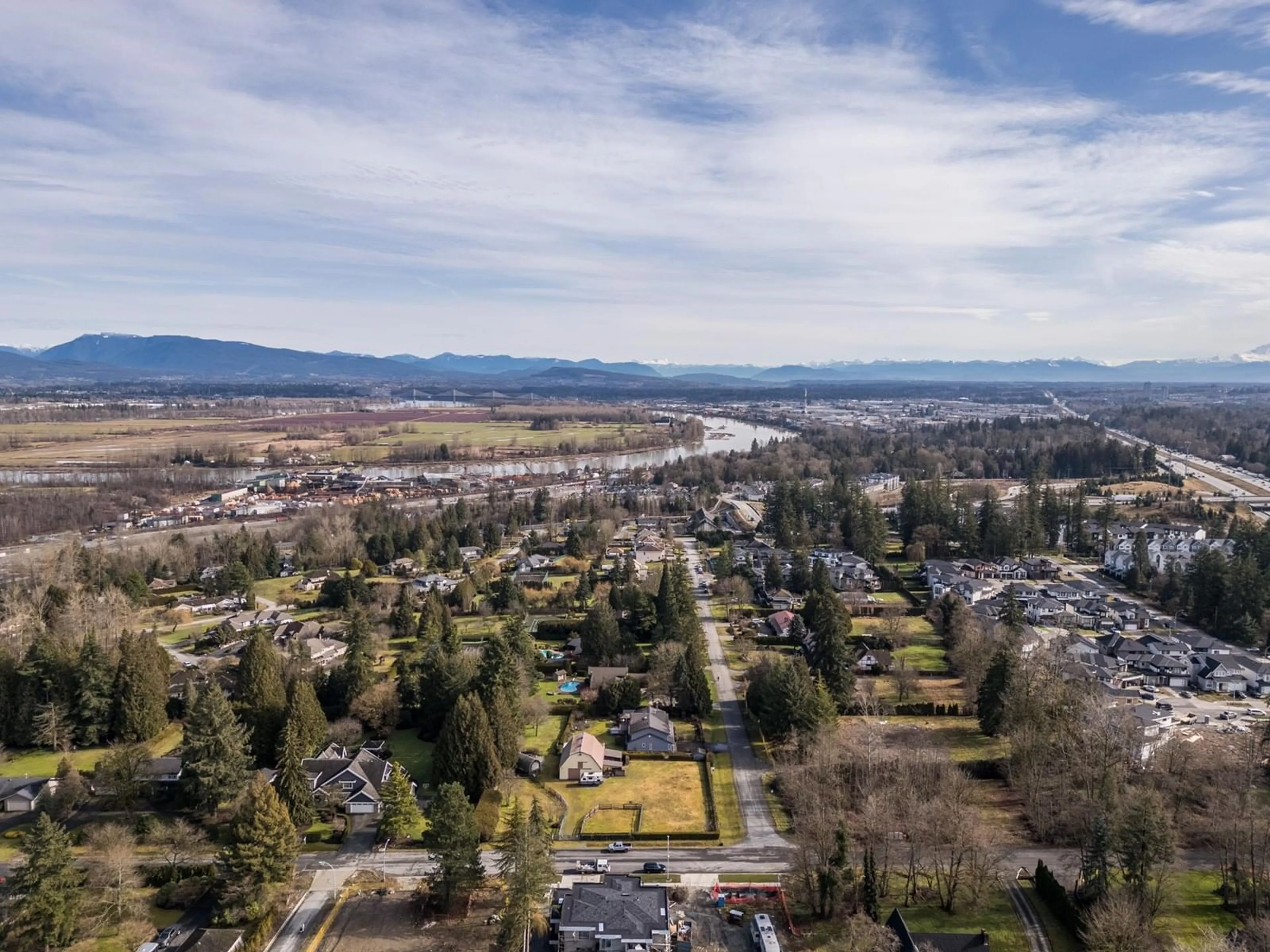 A pic from outside/outdoor area/front of a property/back of a property/a pic from drone, water/lake/river/ocean view for 10118 171A STREET, Surrey British Columbia V4N3L3