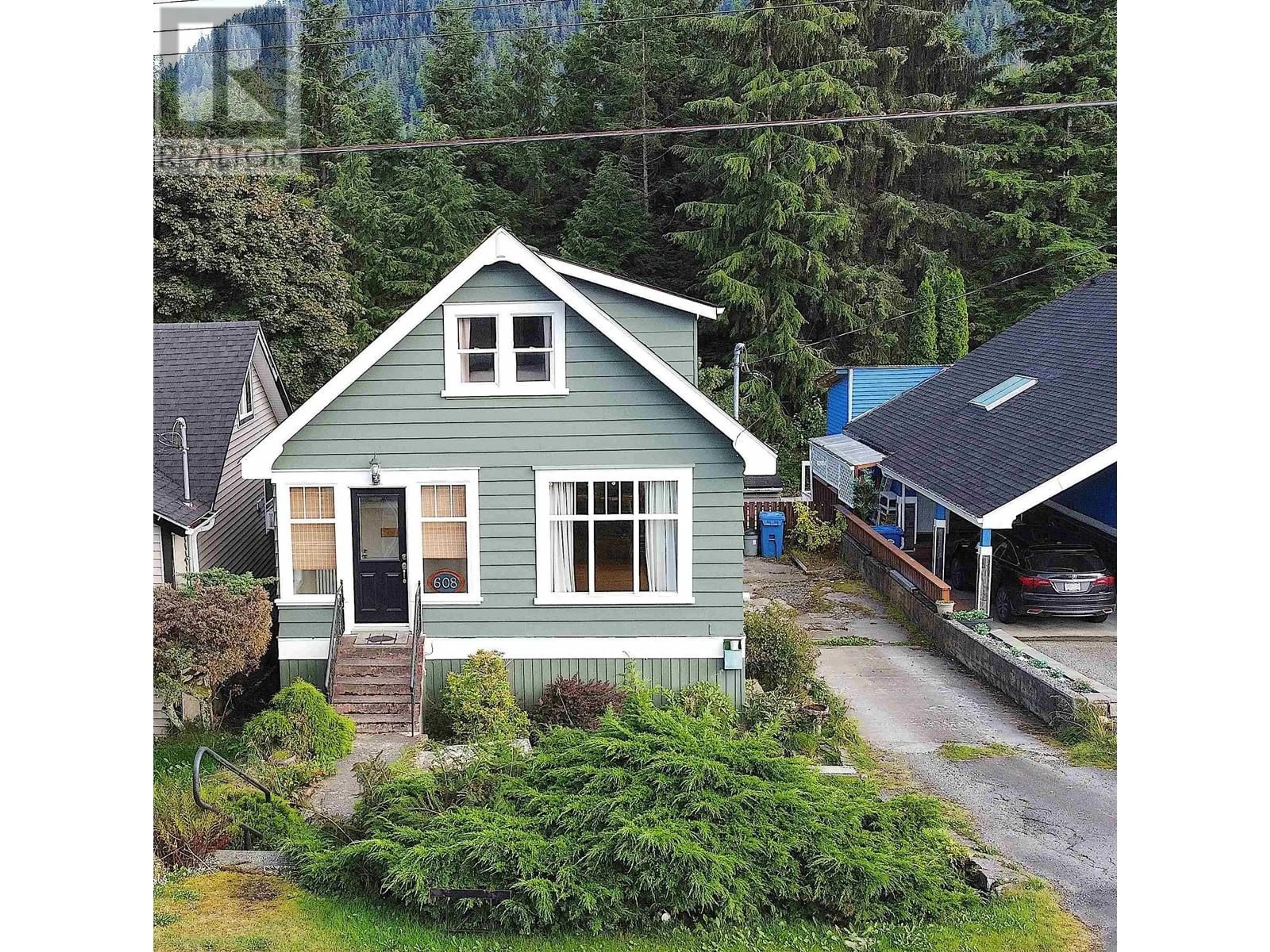 A pic from outside/outdoor area/front of a property/back of a property/a pic from drone, street for 608 E 8TH AVENUE, Prince Rupert British Columbia V8J2M9