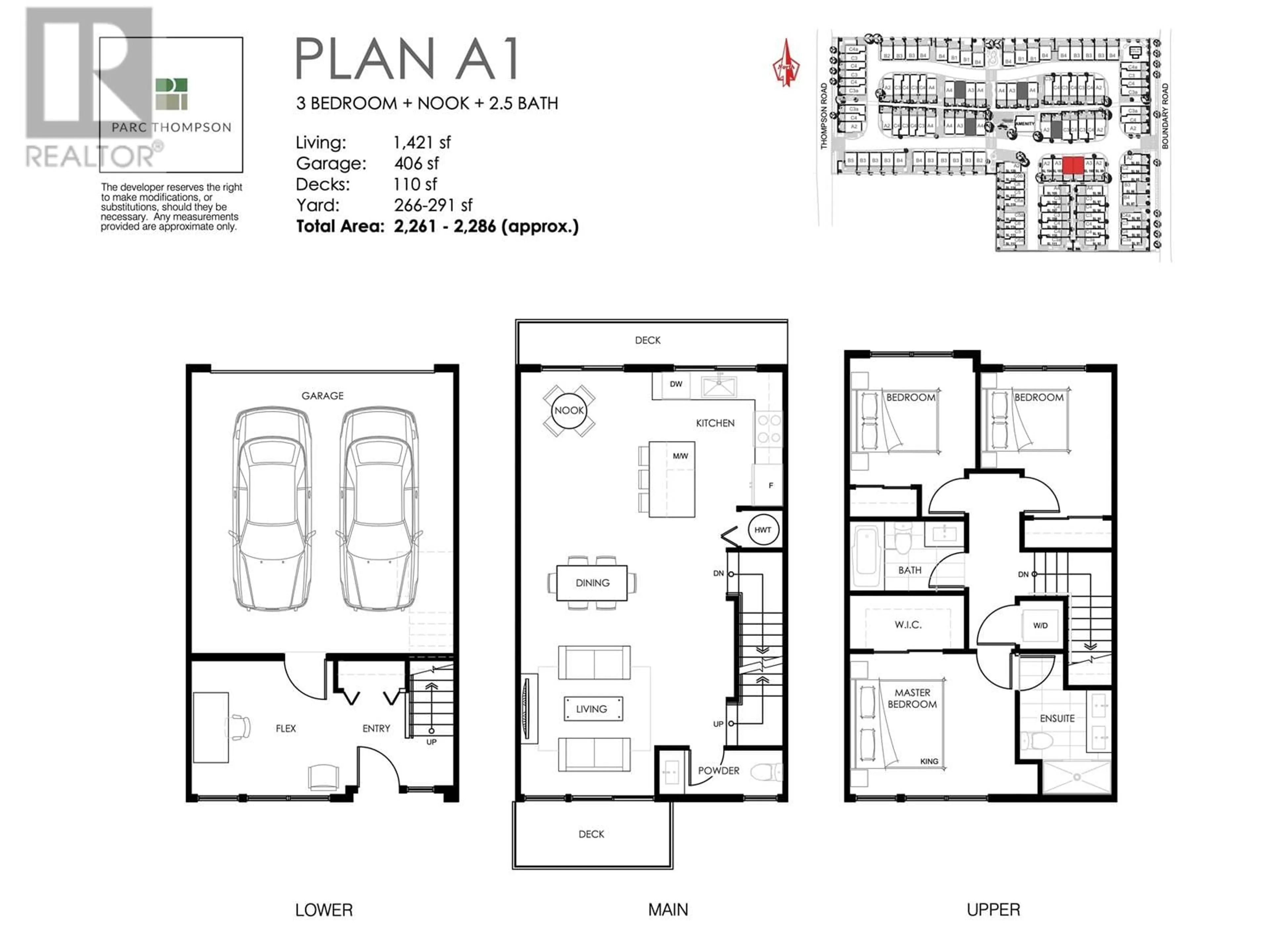 Floor plan for 31 4337 BOUNDARY ROAD, Richmond British Columbia V4C2S1