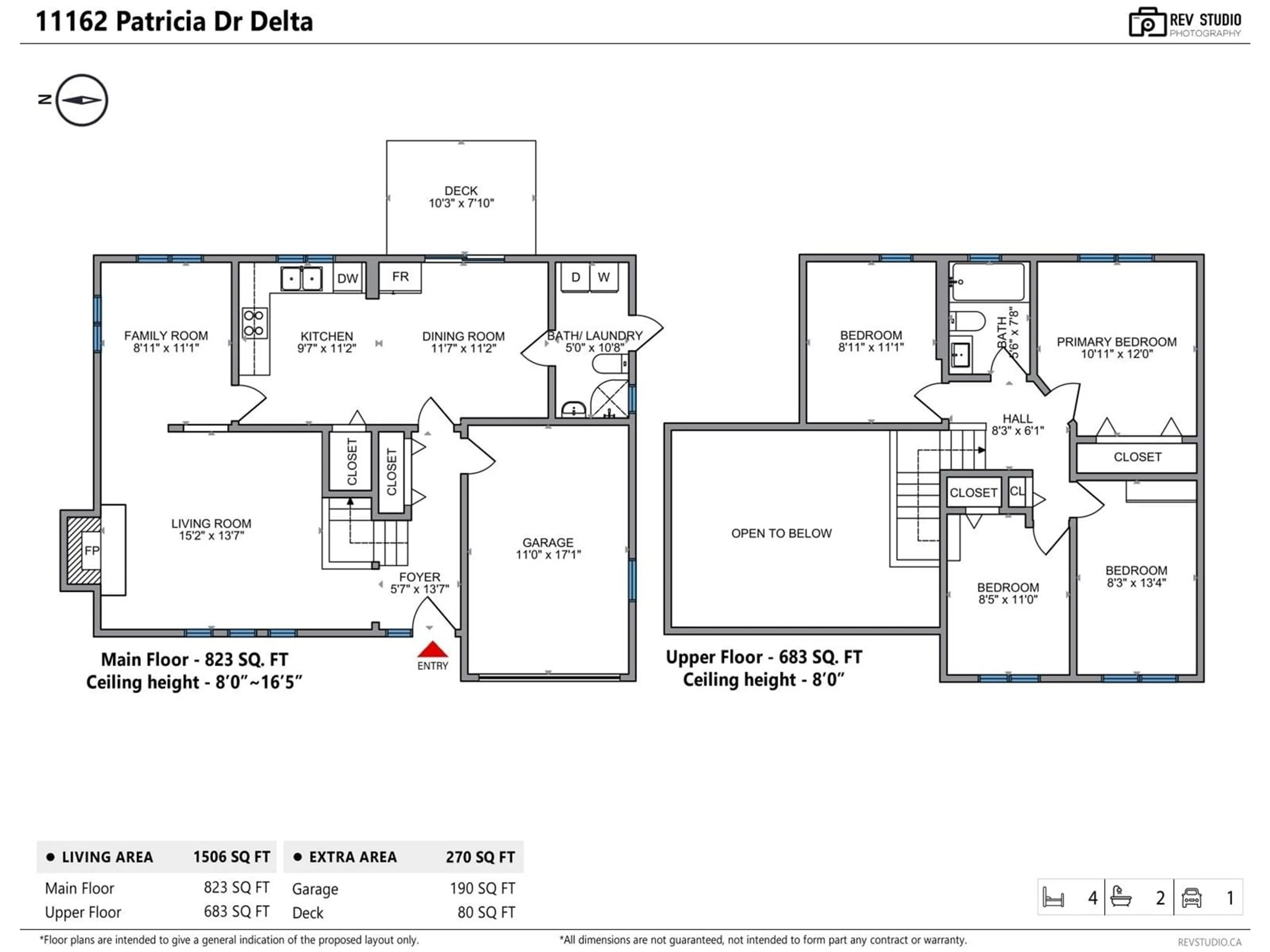 Floor plan for 11162 PATRICIA, Delta British Columbia V4C3A4