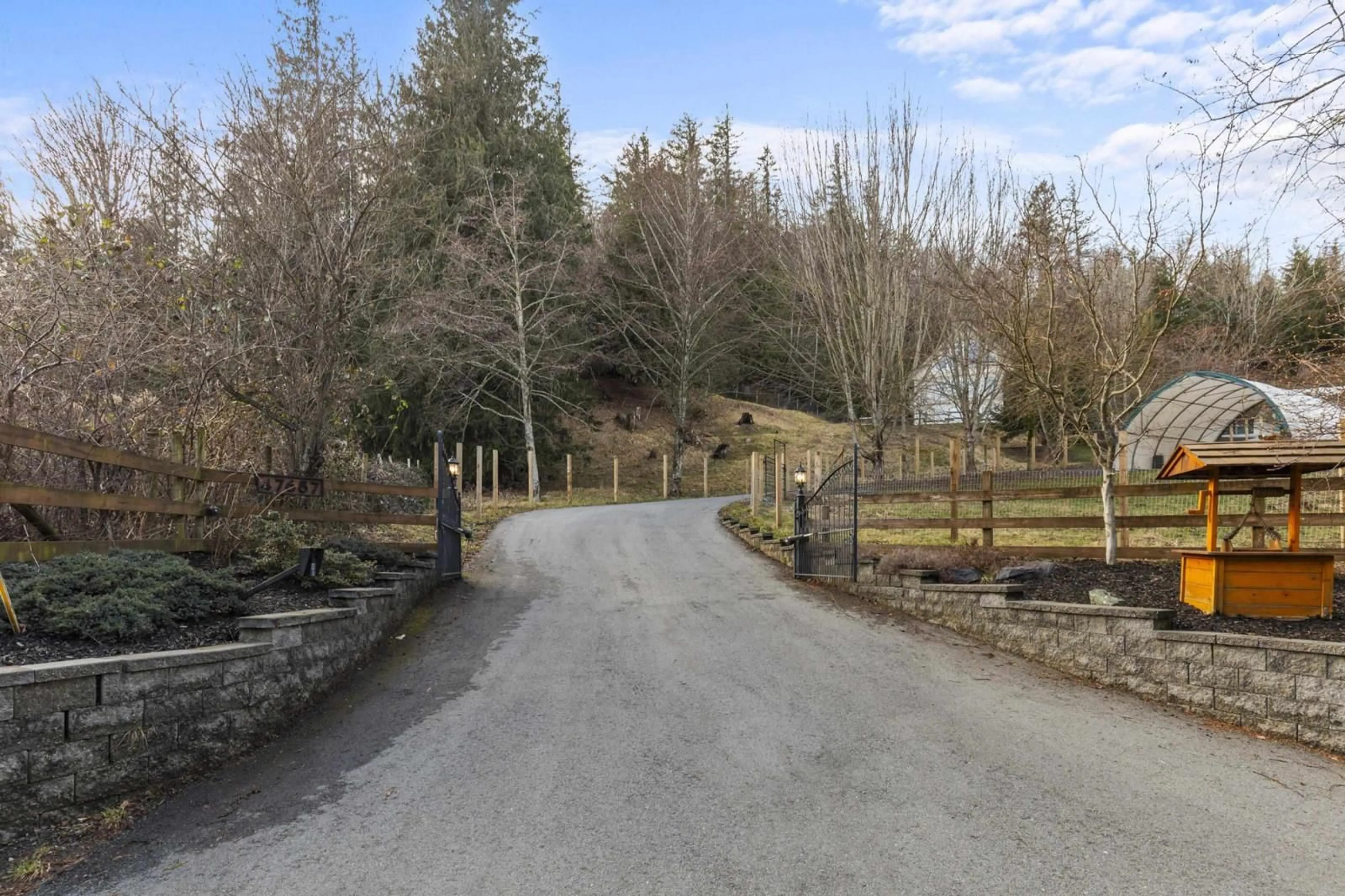 A pic from outside/outdoor area/front of a property/back of a property/a pic from drone, street for 47687 FORESTER ROAD|Ryder Lake, Ryder Lake British Columbia V2R4M6