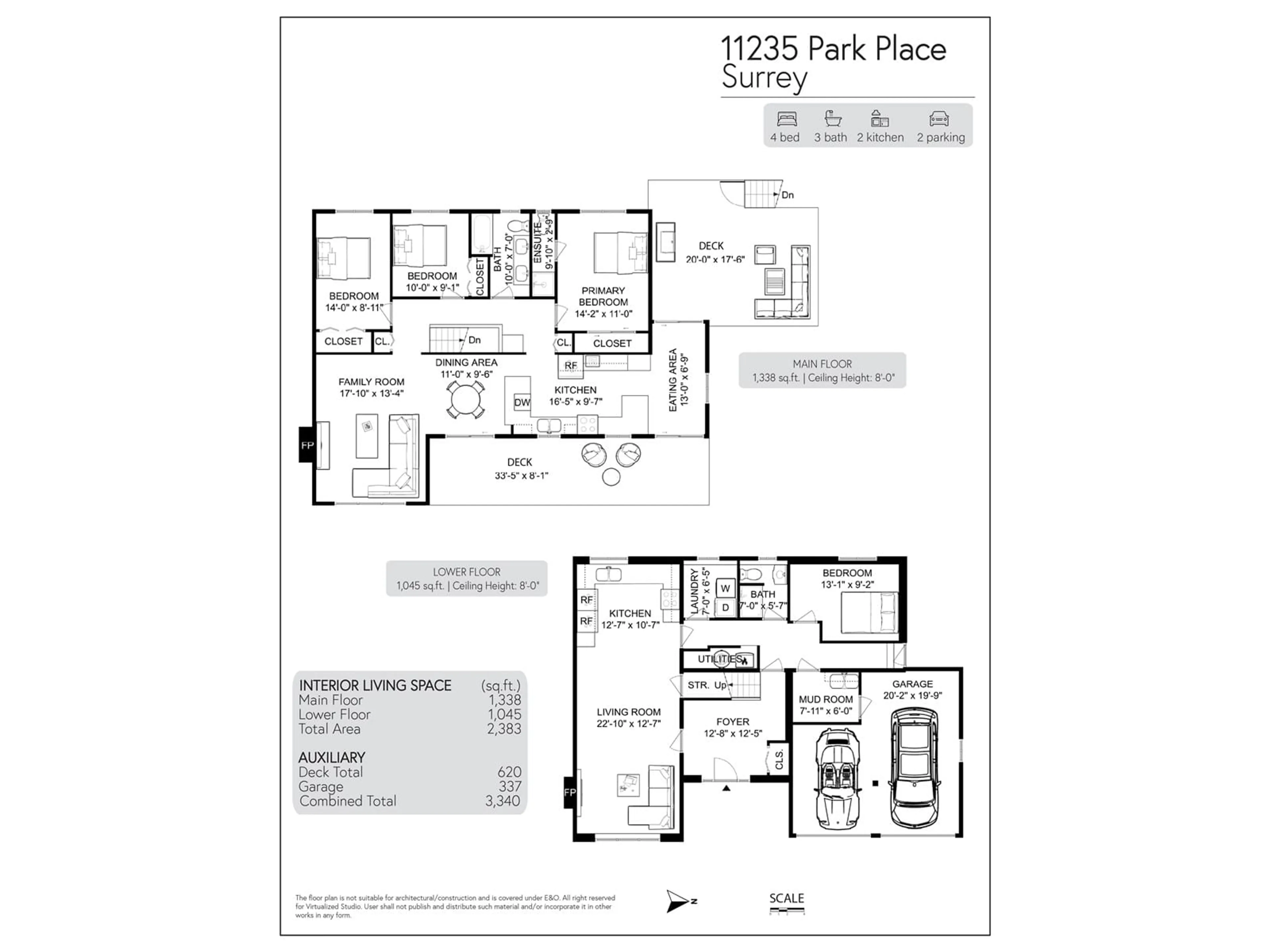 Floor plan for 11235 PARK PLACE, Surrey British Columbia V3R6N2