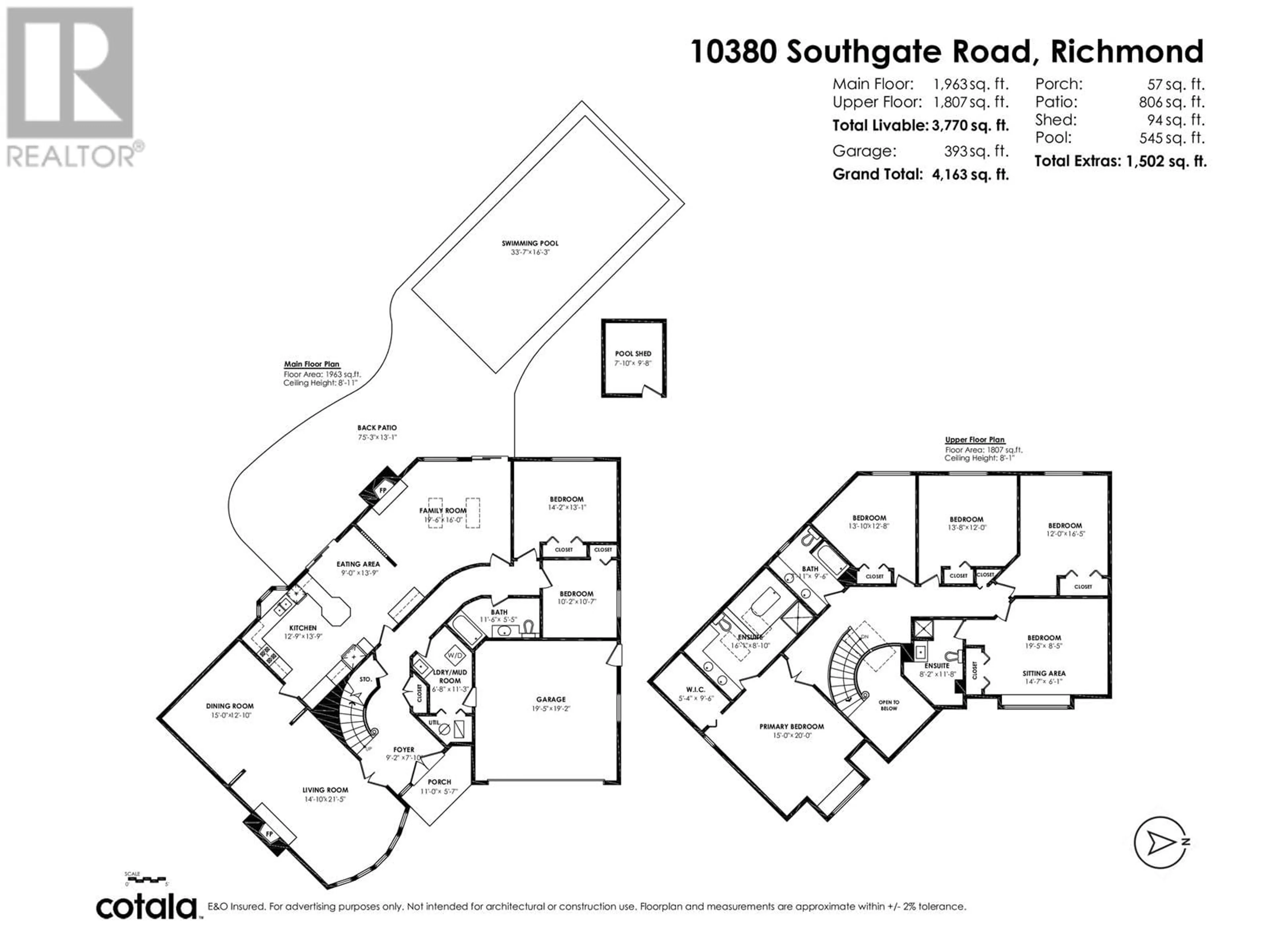 Floor plan for 10380 SOUTHGATE ROAD, Richmond British Columbia V7A5A8