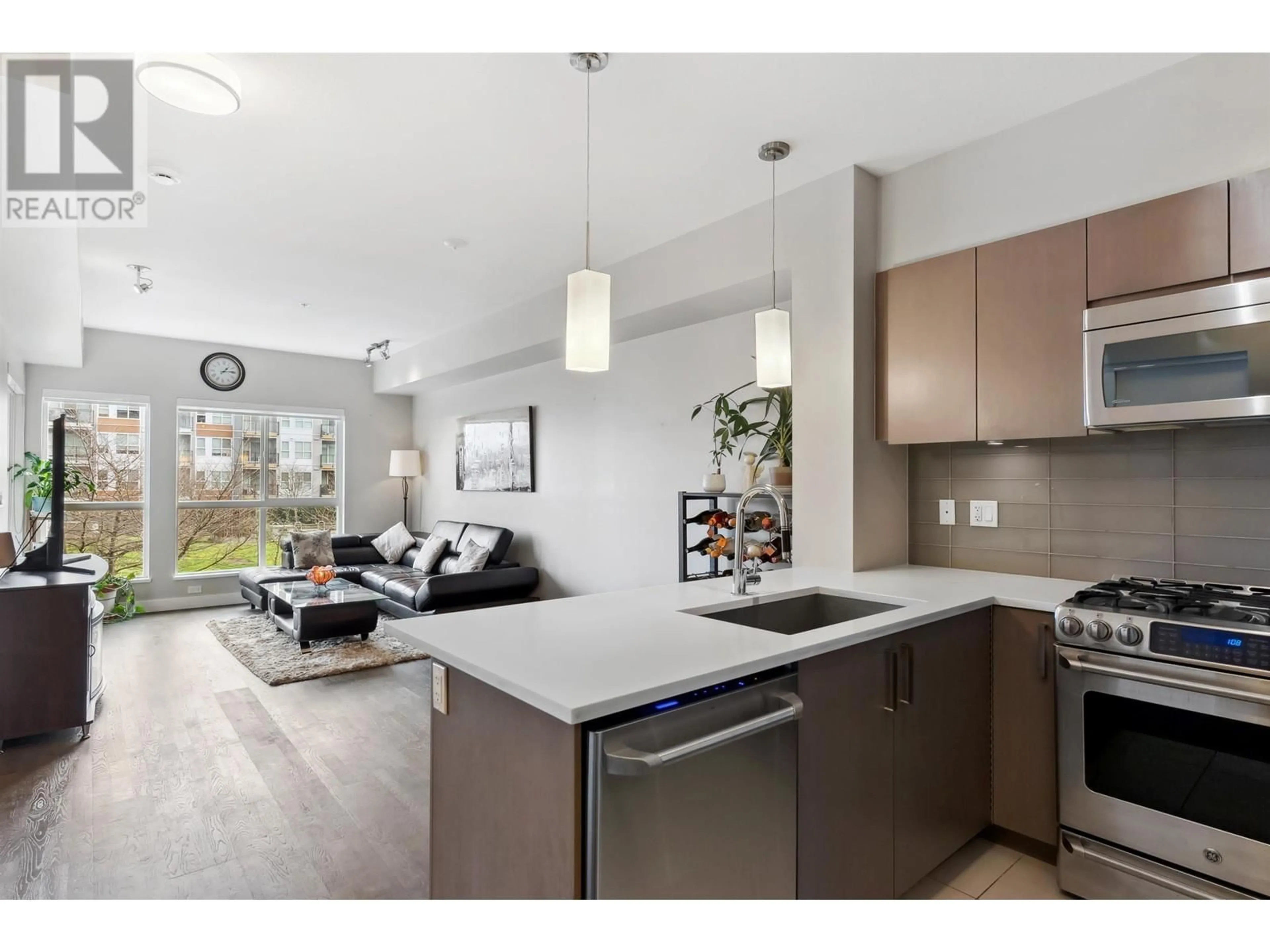 Open concept kitchen, unknown for 209 10155 RIVER DRIVE, Richmond British Columbia V6X0L3